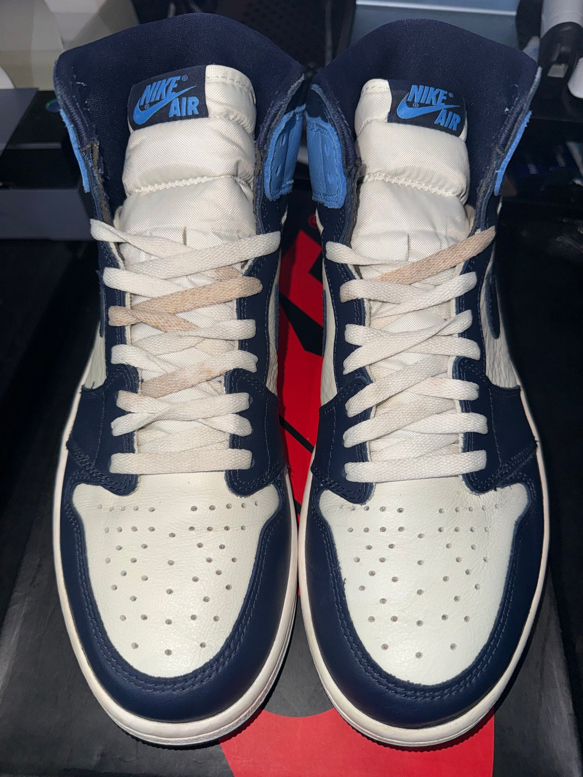 Jordan 1 Retro High Obsidian (DAMAGED BOX)