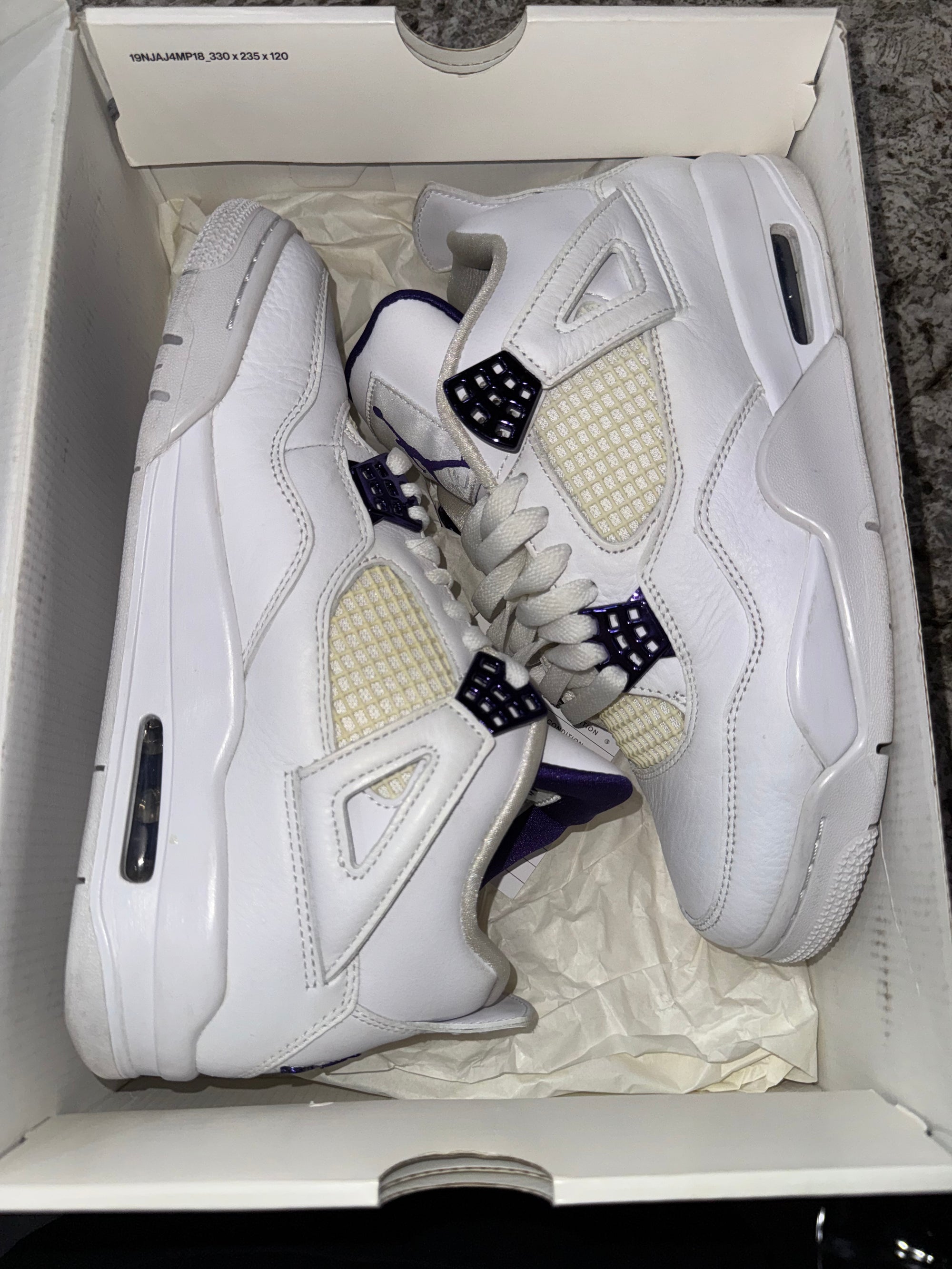 Jordan 4 Retro Metallic Purple