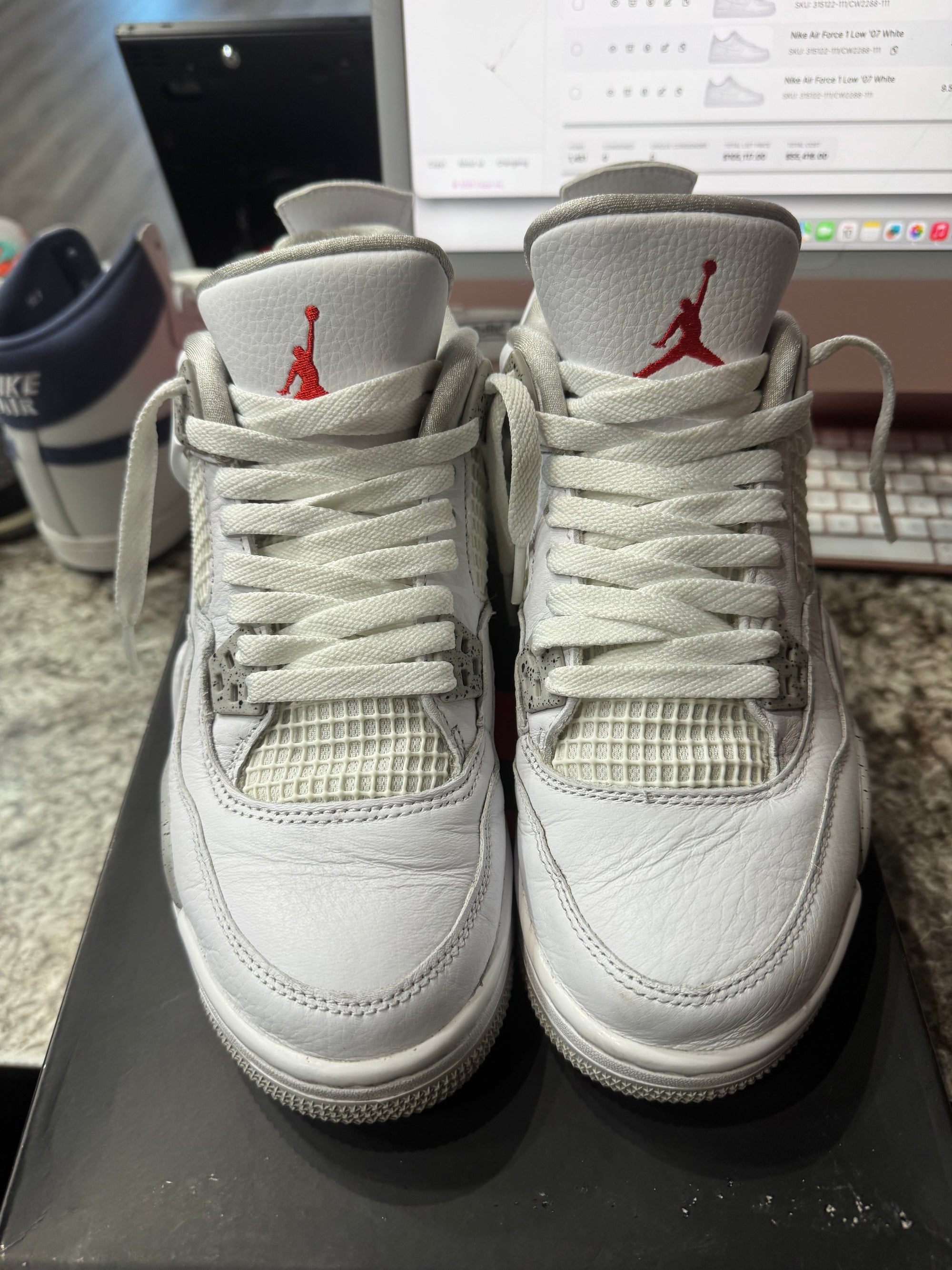 Jordan 4 Retro White Oreo (2021) (GS)