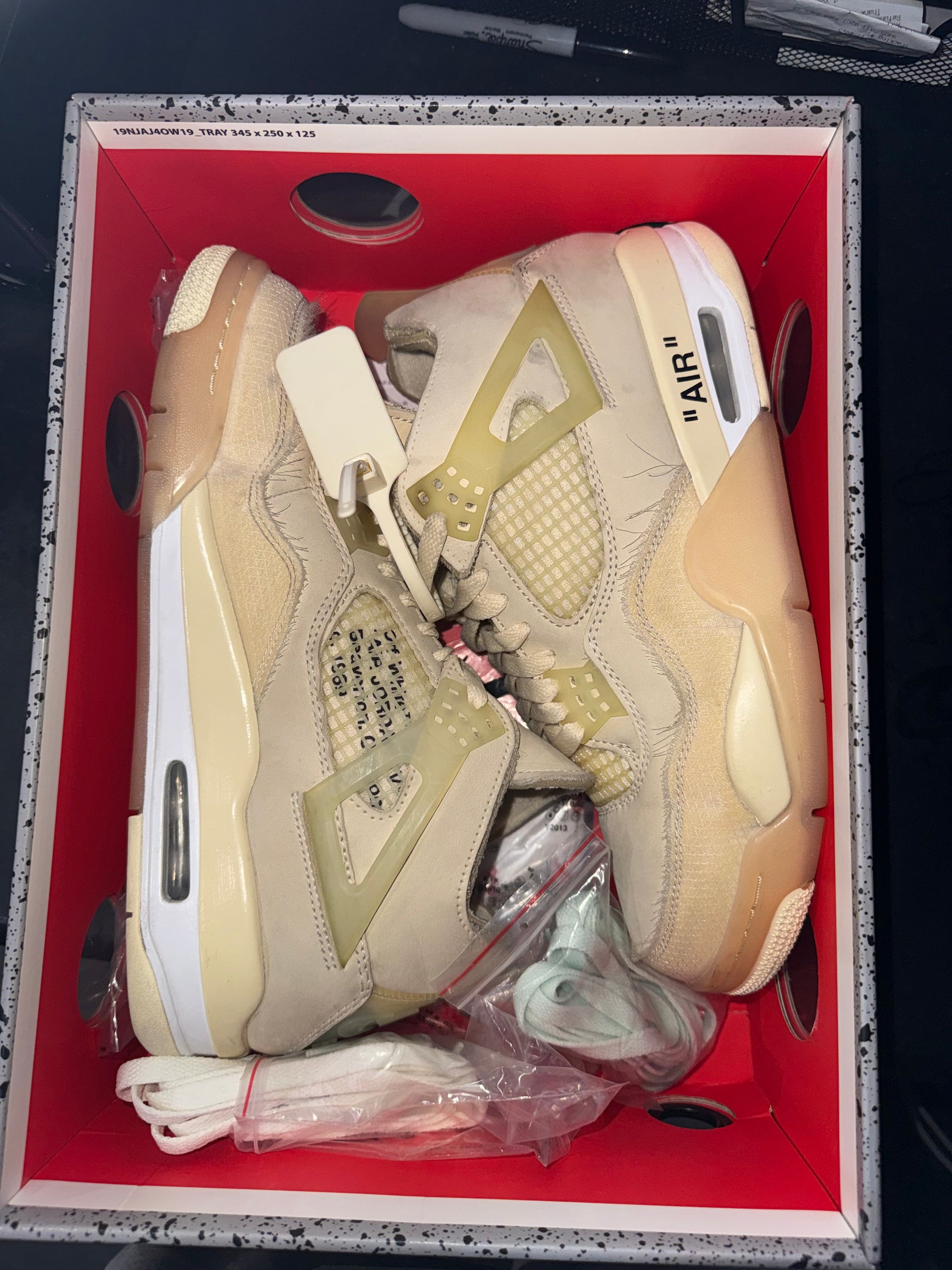 Jordan 4 Retro Off-White Sail (Women's)