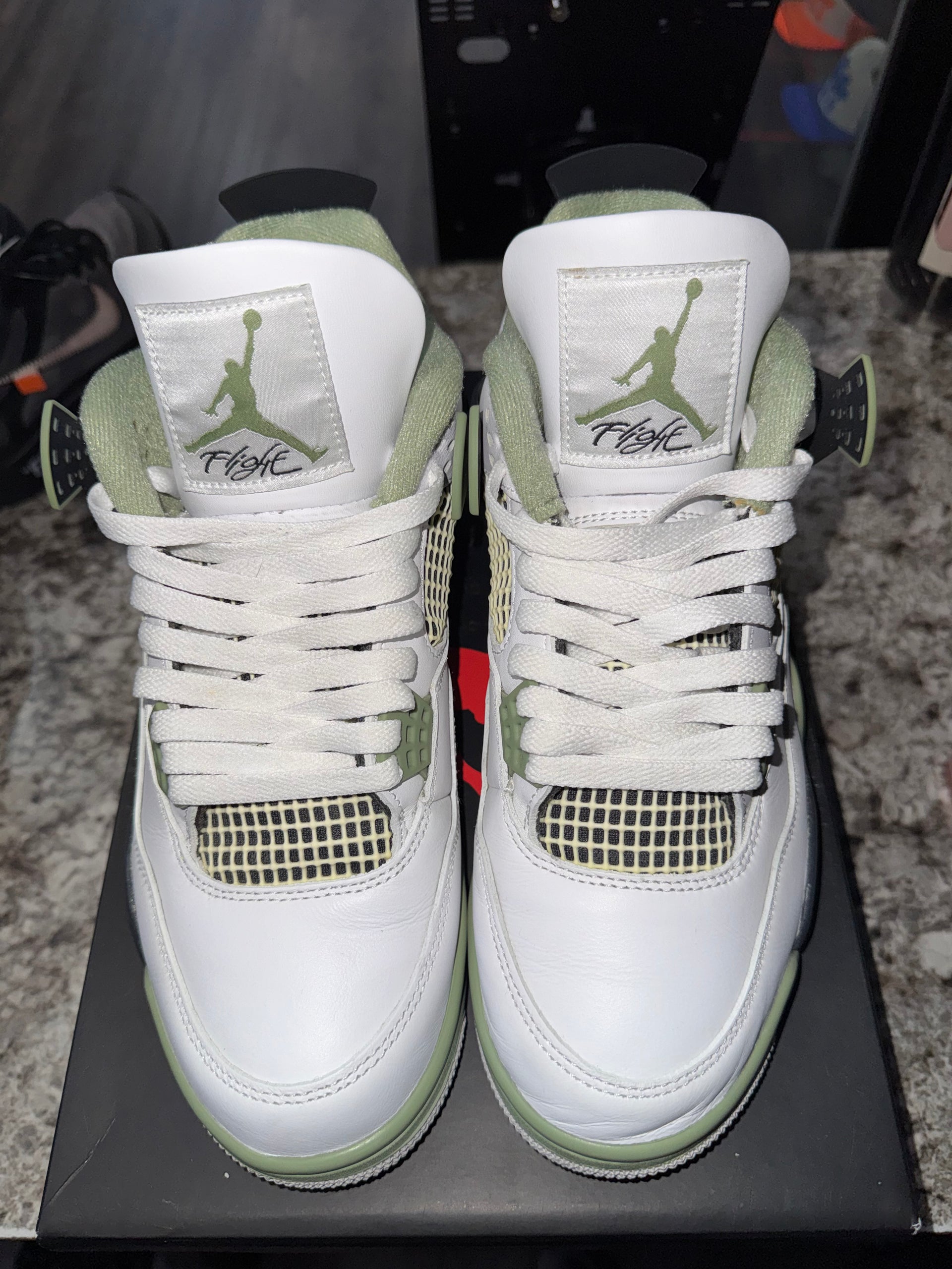 Jordan 4 Retro Seafoam (Women's)