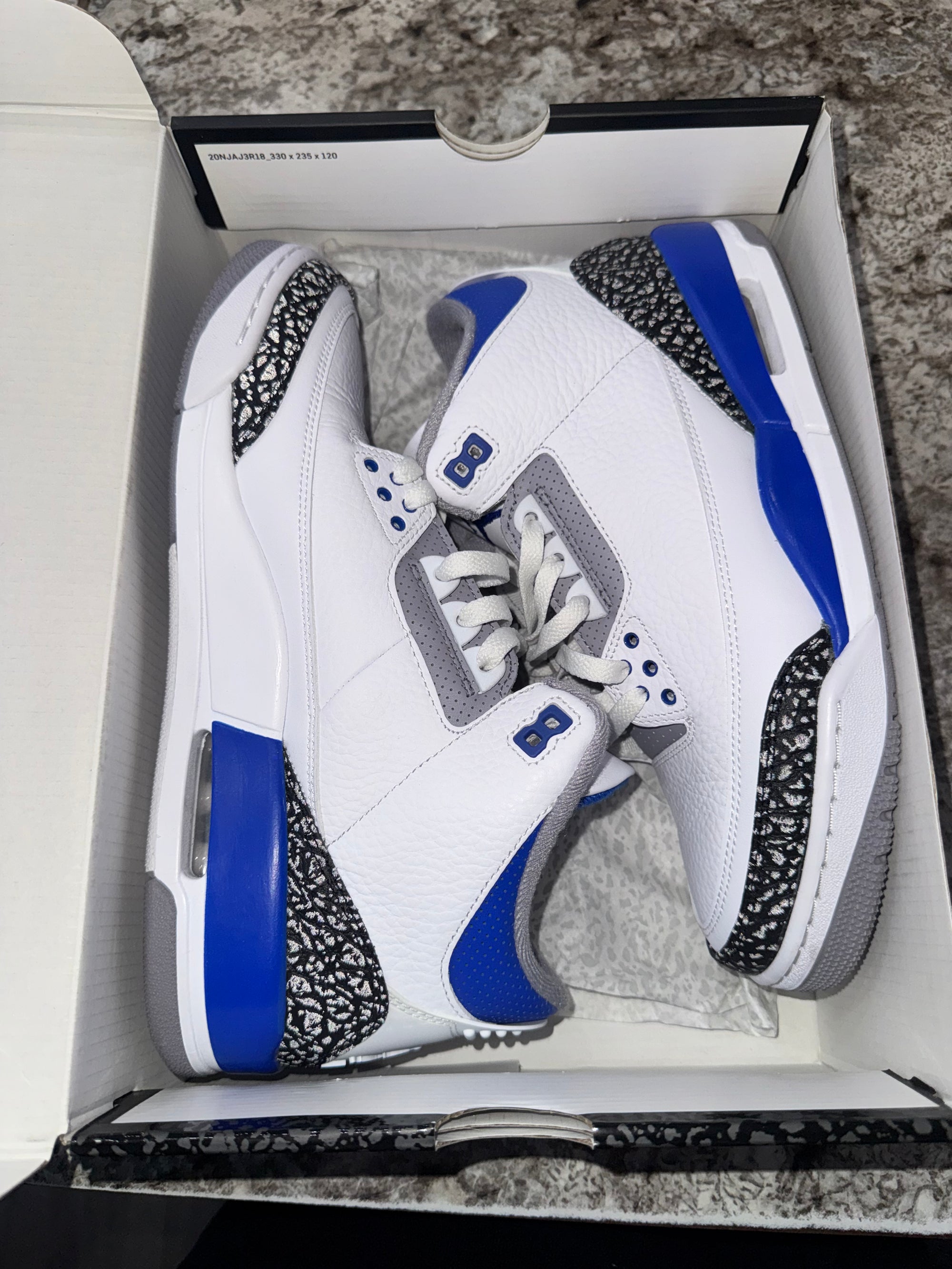 Jordan 3 Retro Racer Blue