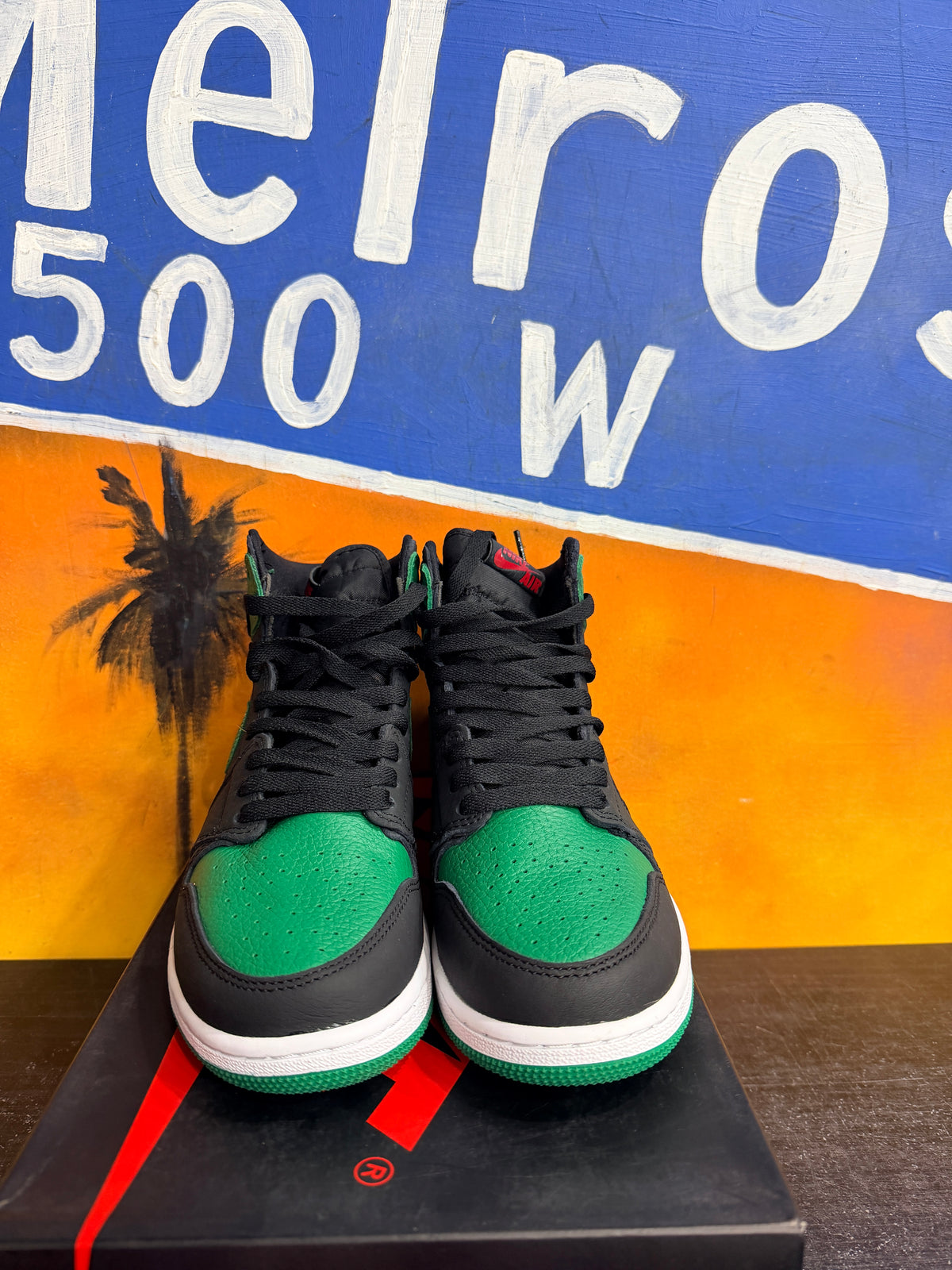 Jordan 1 Retro High Pine Green Black (GS)