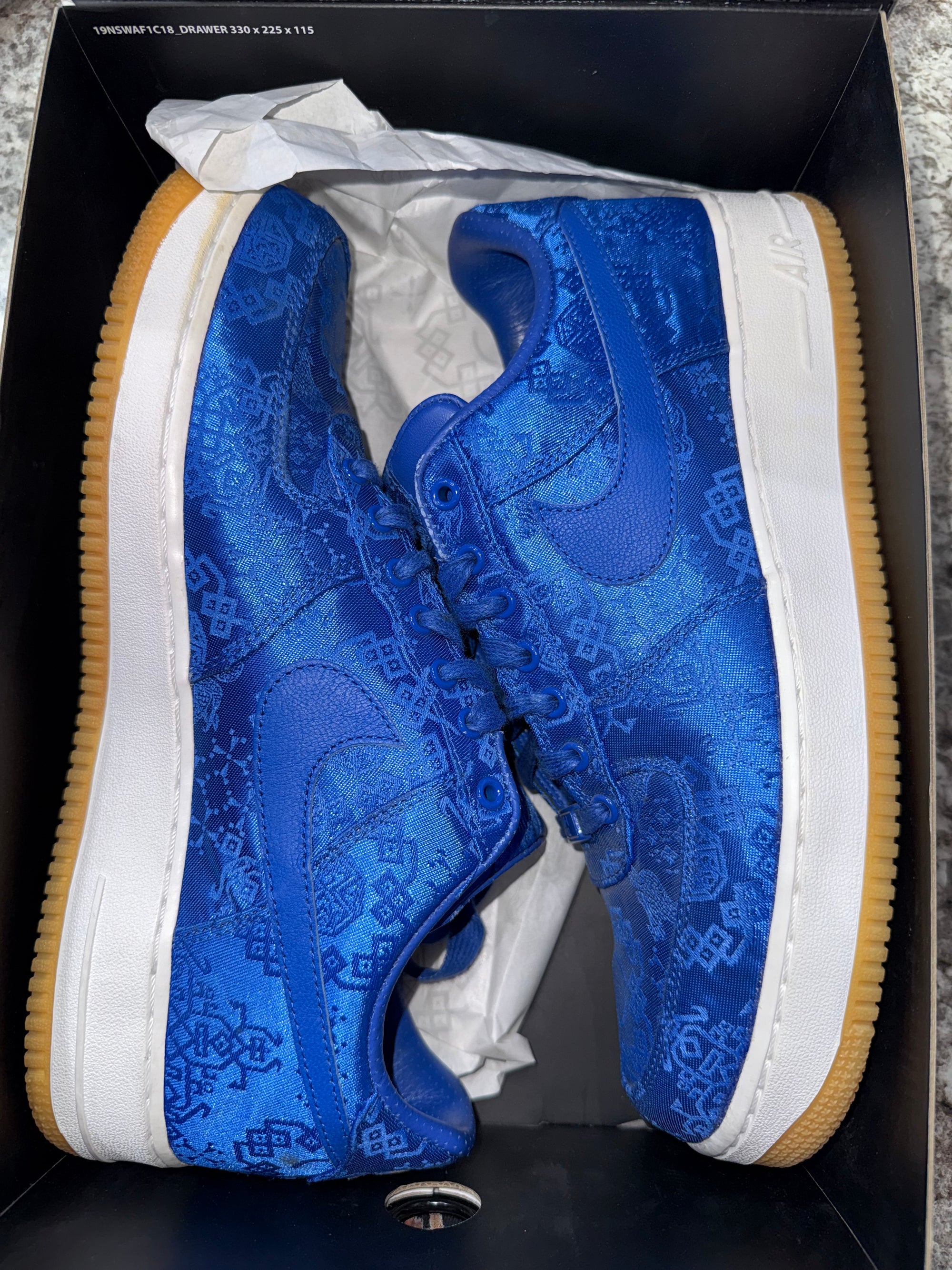 Nike Air Force 1 Low CLOT Blue Silk