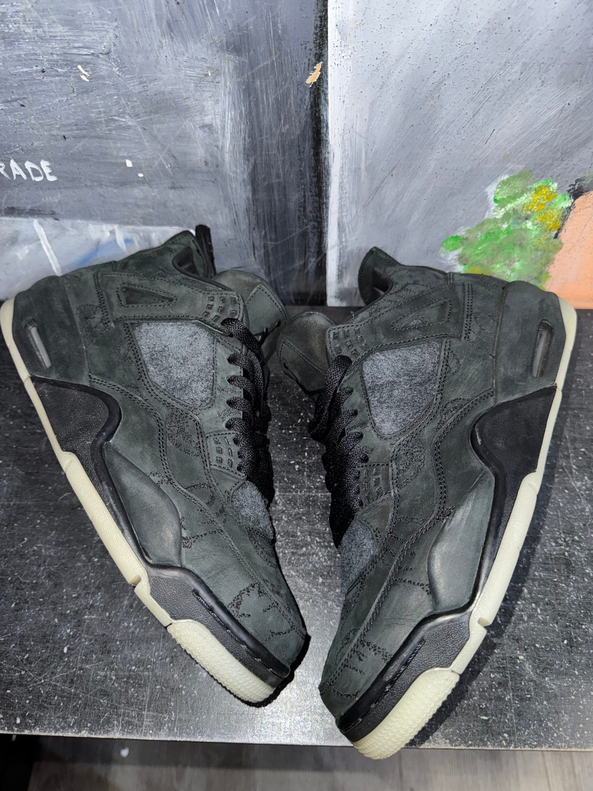 Jordan 4 Retro Kaws Black