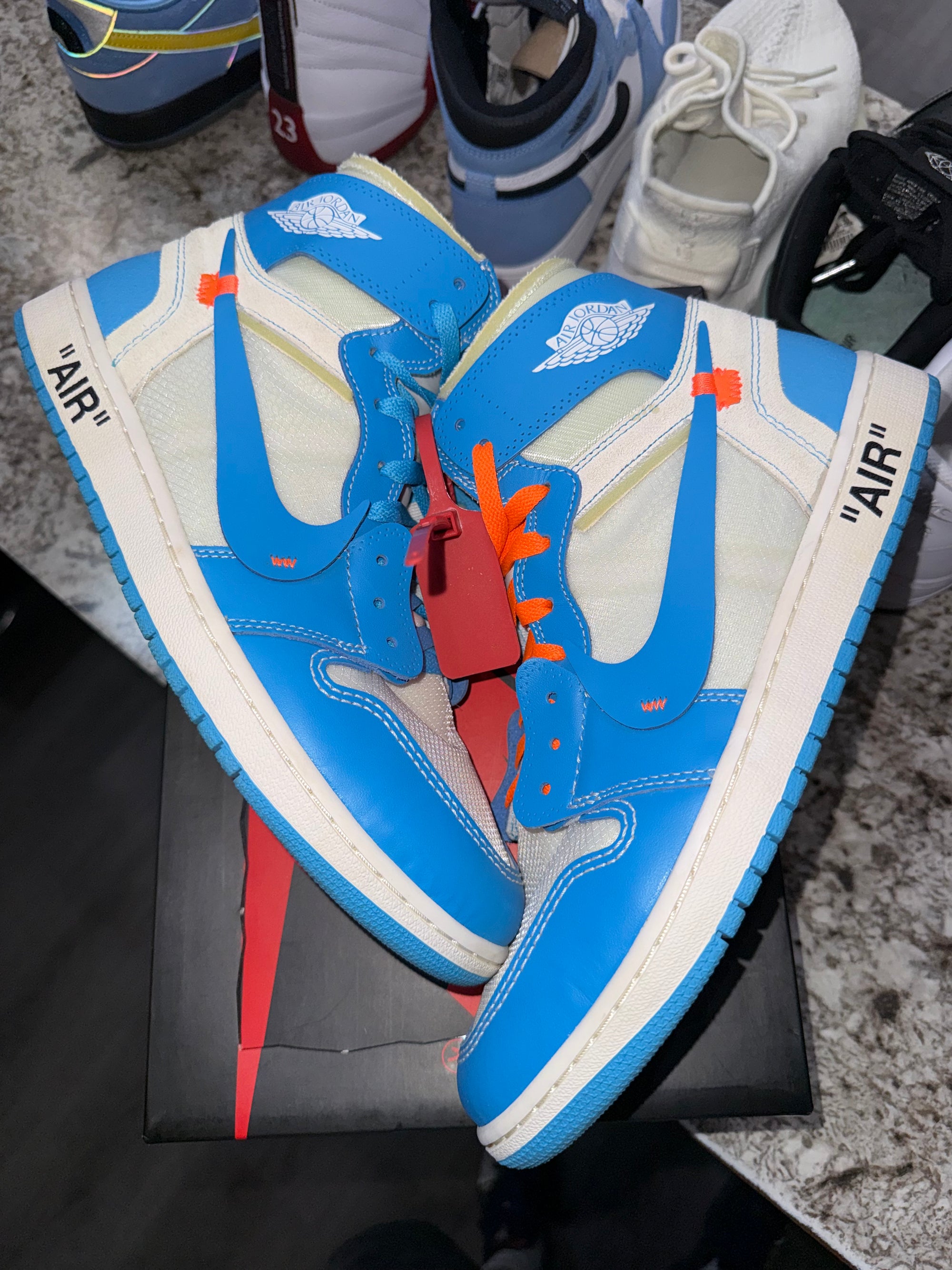 Jordan 1 Retro High Off-White University Blue