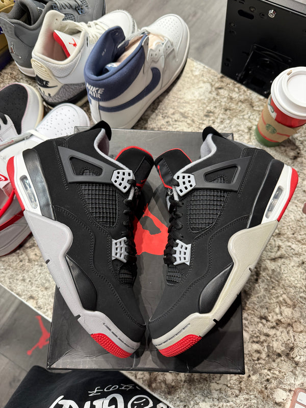 Jordan 4 Retro Bred (2019) (DISCOLORED)