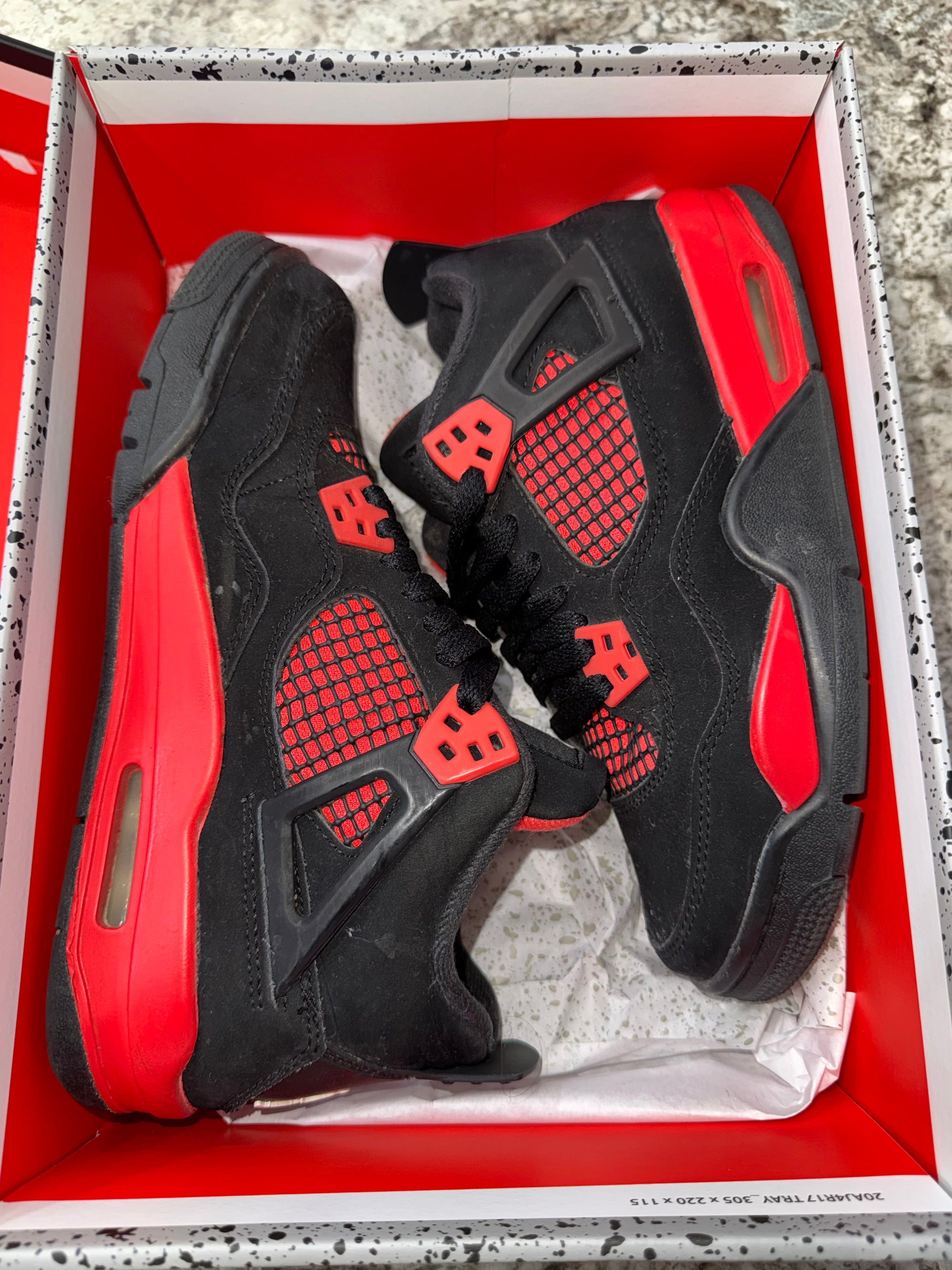 Jordan 4 Retro Red Thunder (GS)
