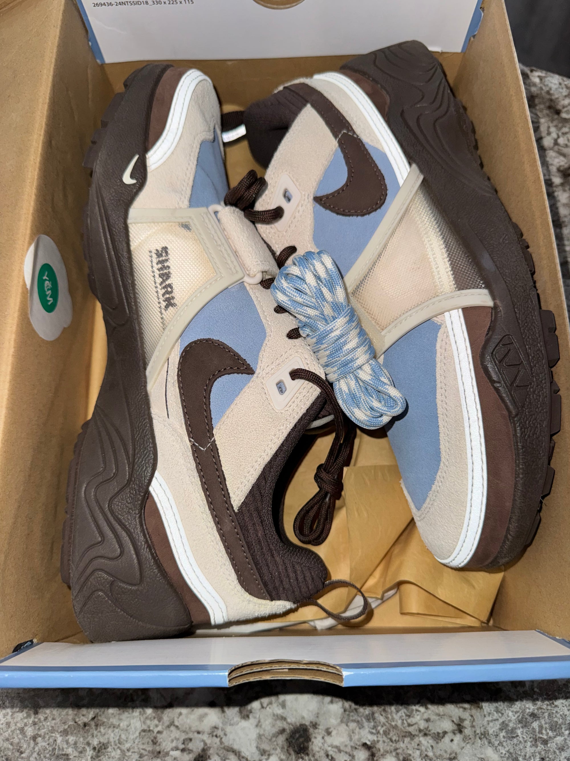Nike Zoom Field Jaxx Travis Scott Leche Blue
