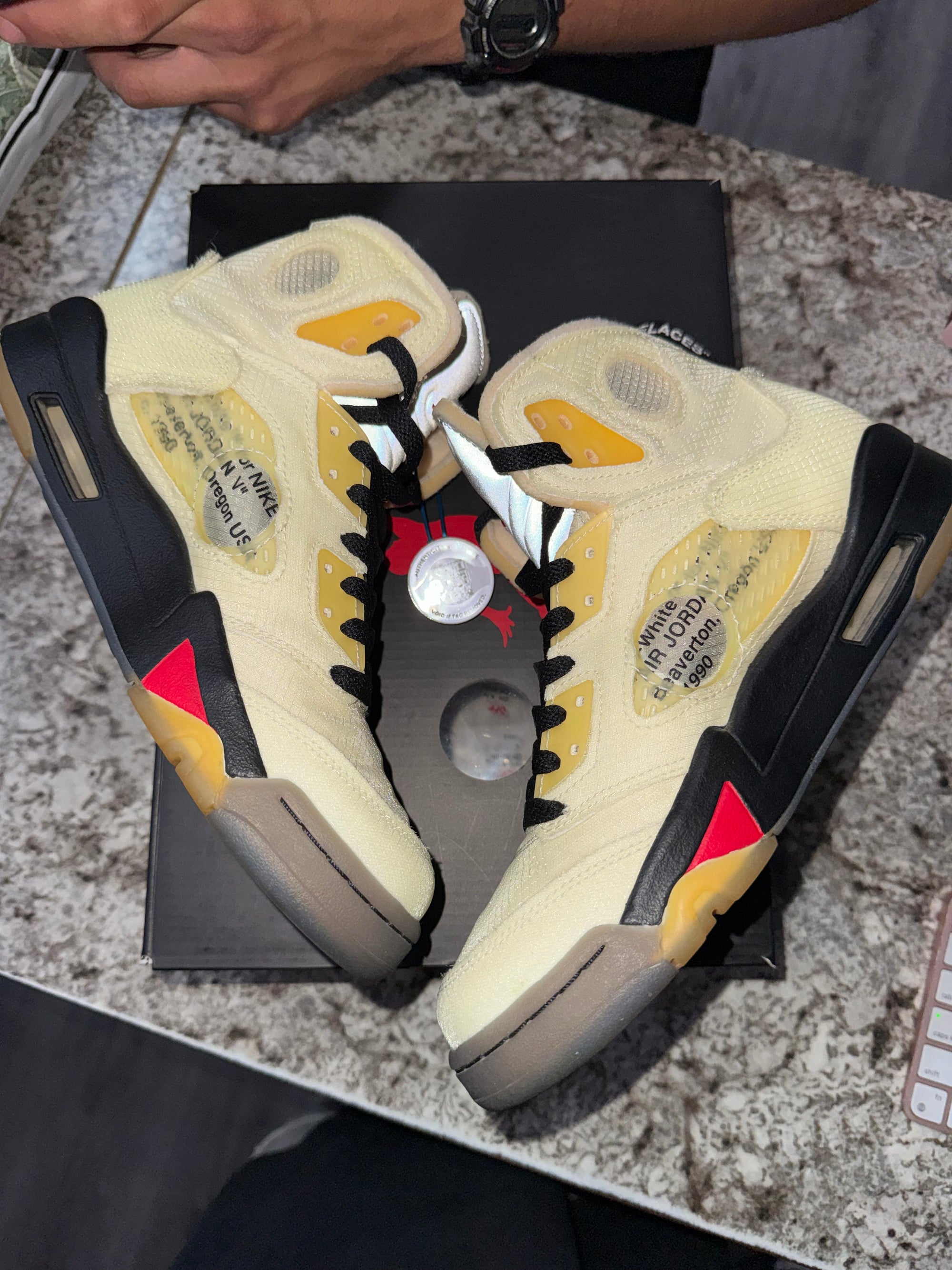 Jordan 5 Retro Off-White Sail