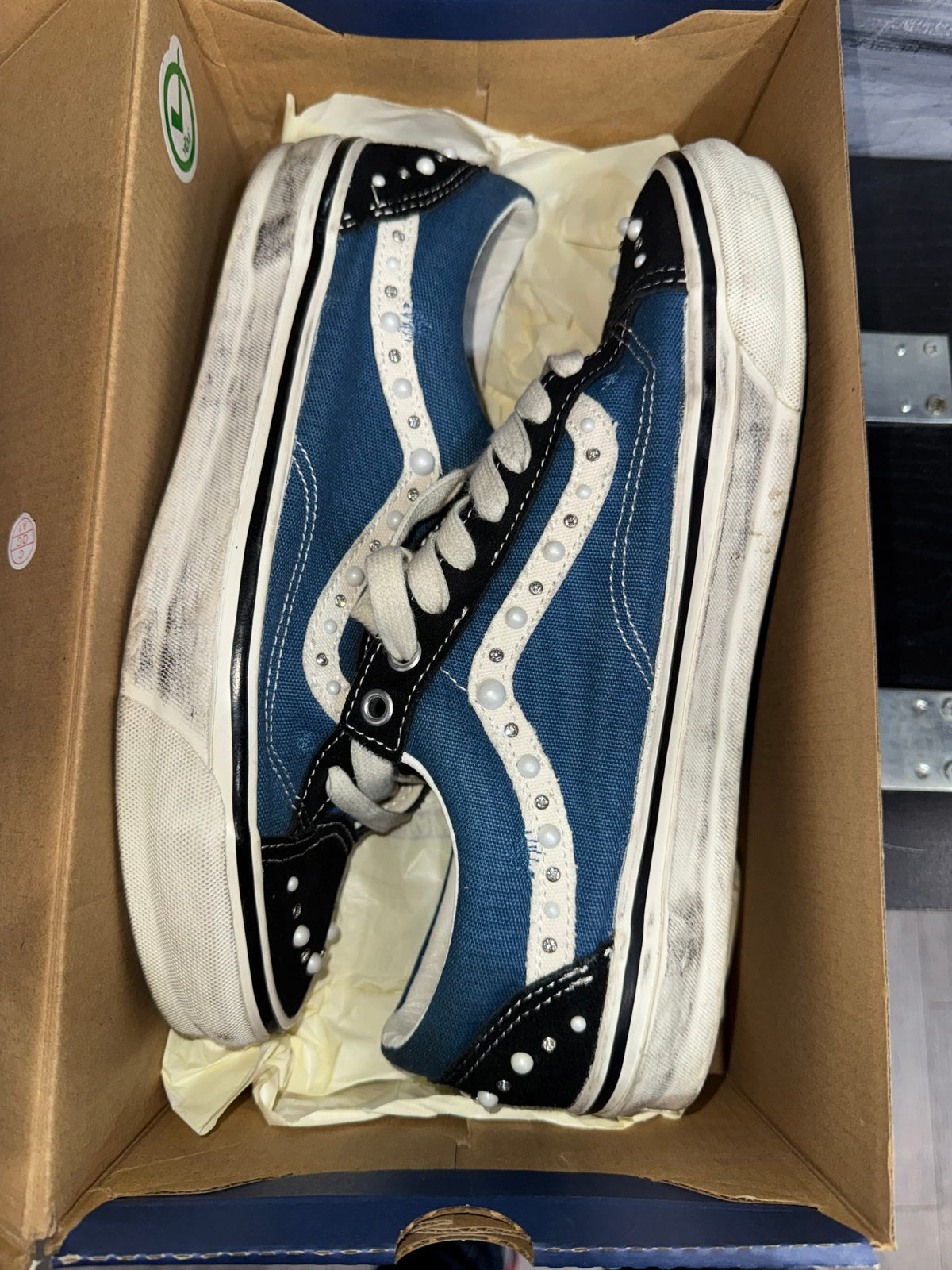 Vans LX Old Skool 36 Pearlized Pack Black Navy