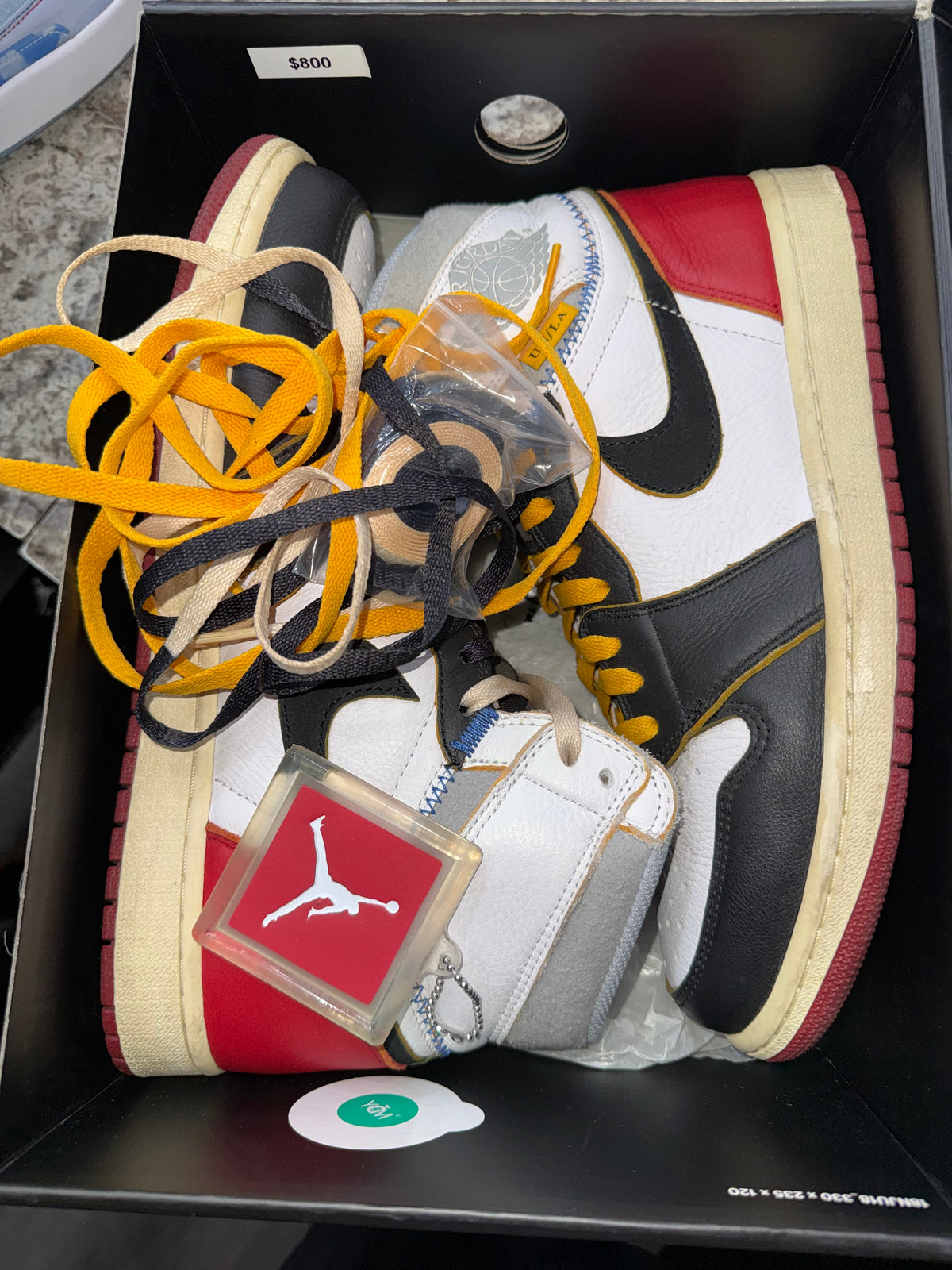 Jordan 1 Retro High Union Los Angeles Black Toe