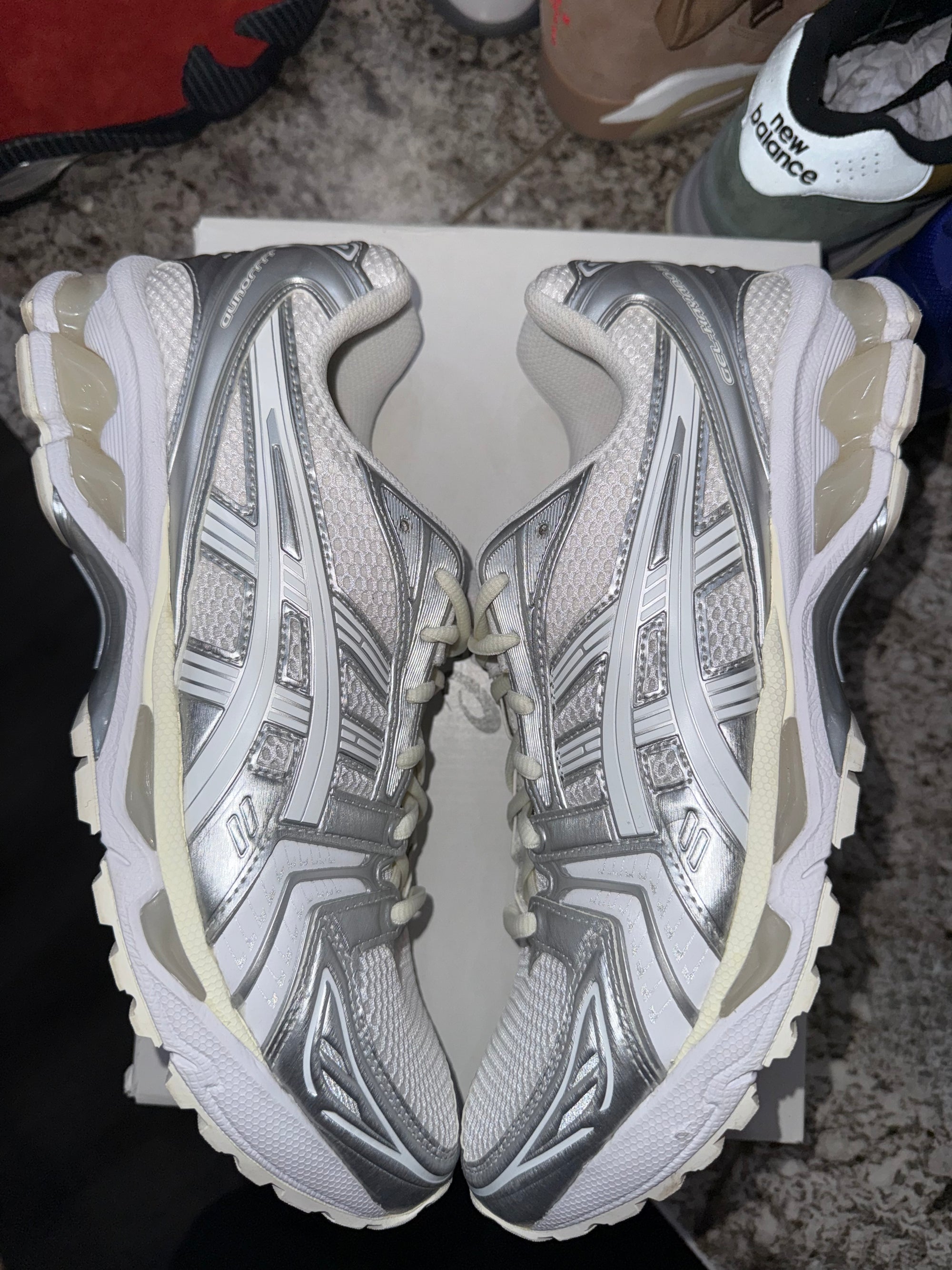ASICS Gel-Kayano 14 JJJJound Silver White