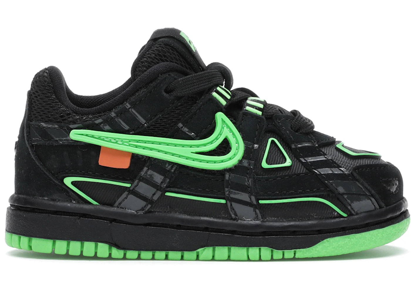 Nike Air Rubber Dunk Off-White Green Strike (TD)
