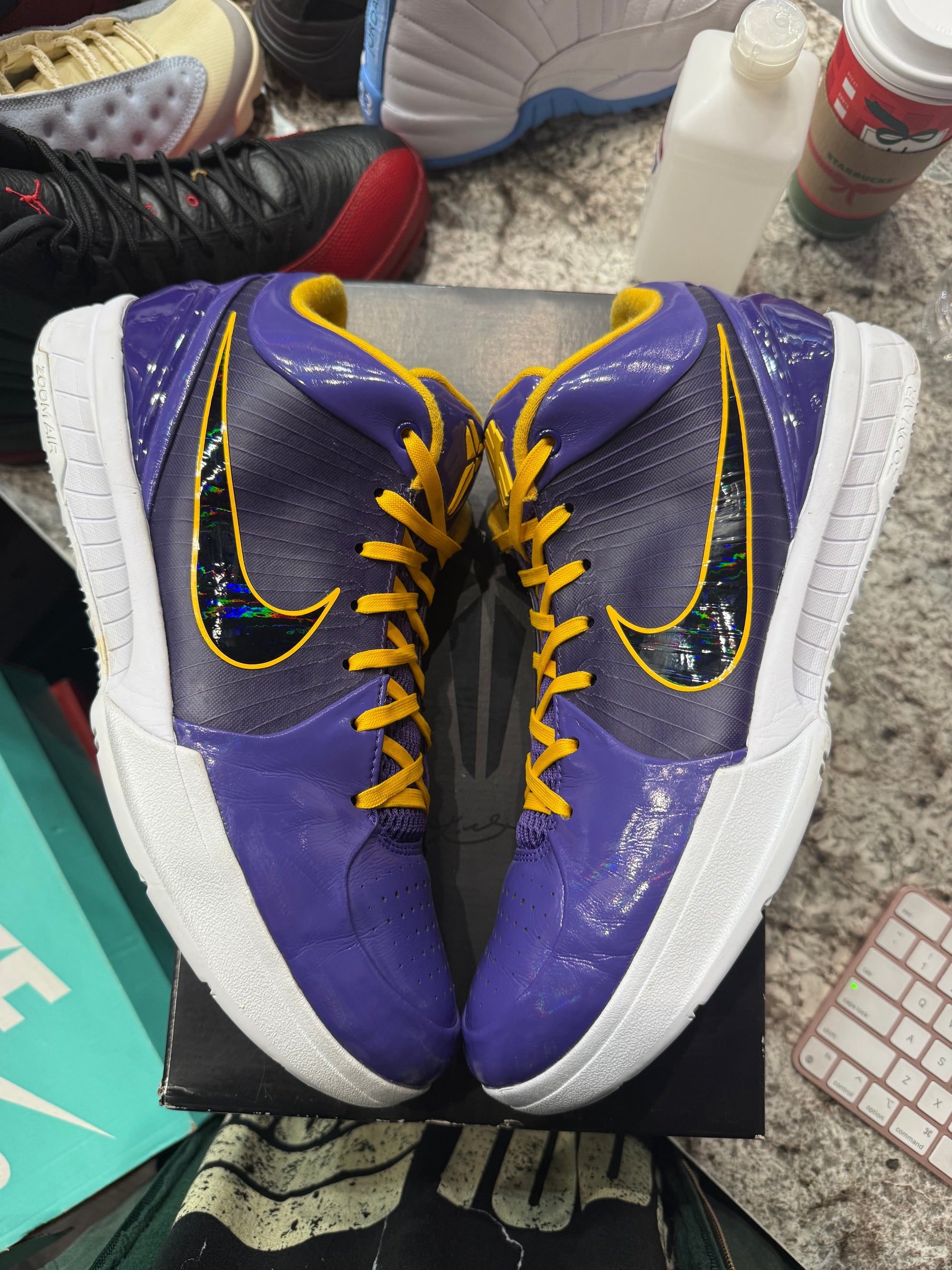 Nike Kobe 4 Protro Undefeated Los Angeles Lakers