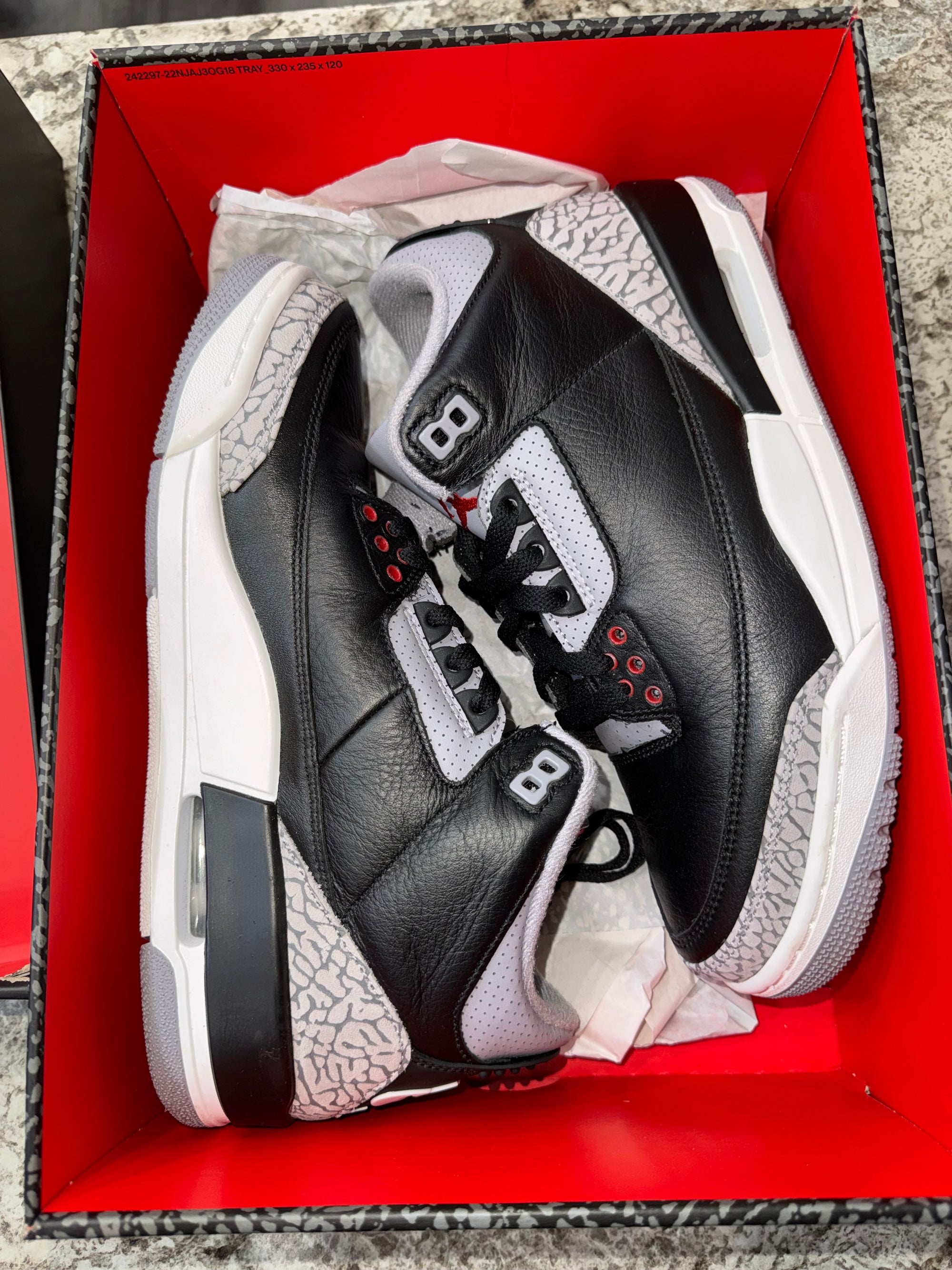 Jordan 3 Retro OG Black Cement (2024)