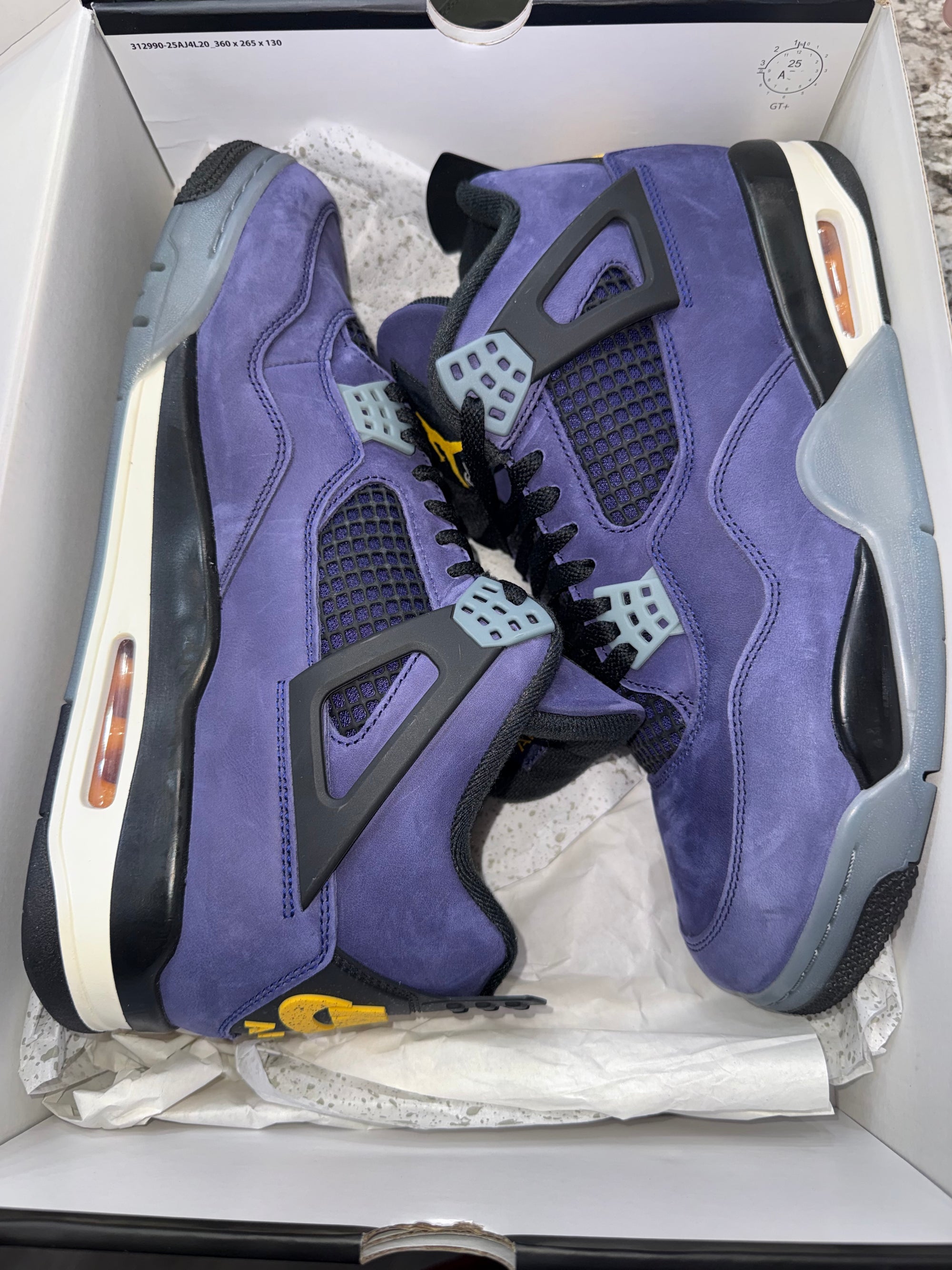 Jordan 4 Retro Lakers