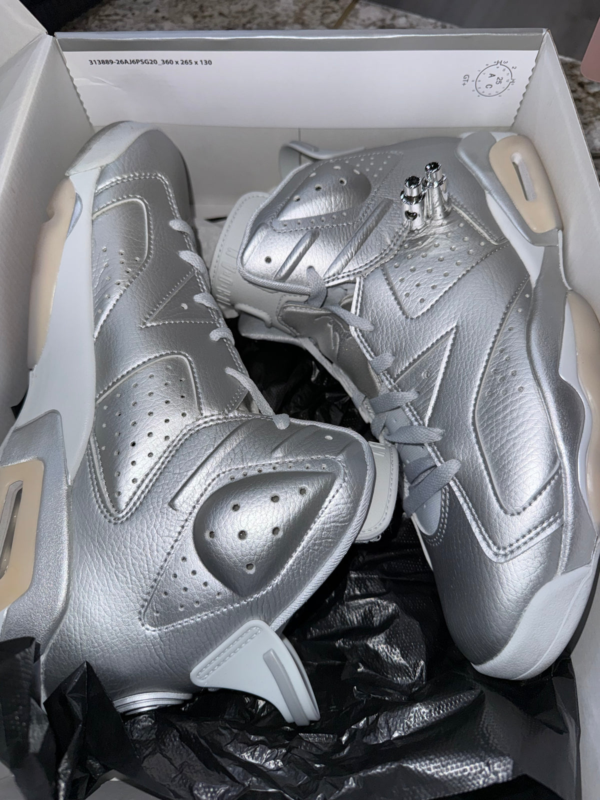 Jordan 6 Retro PSG Paris Saint-Germain Silver