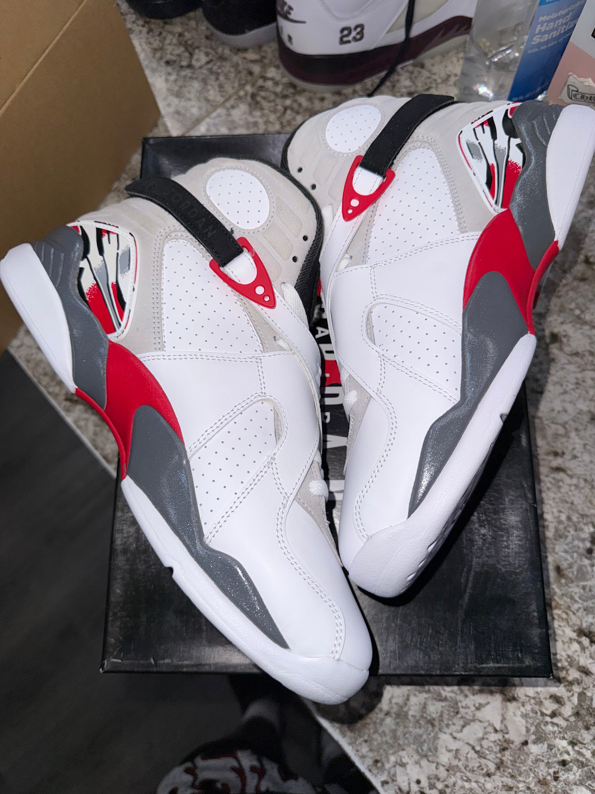 Jordan 8 Retro White True Red (2025)