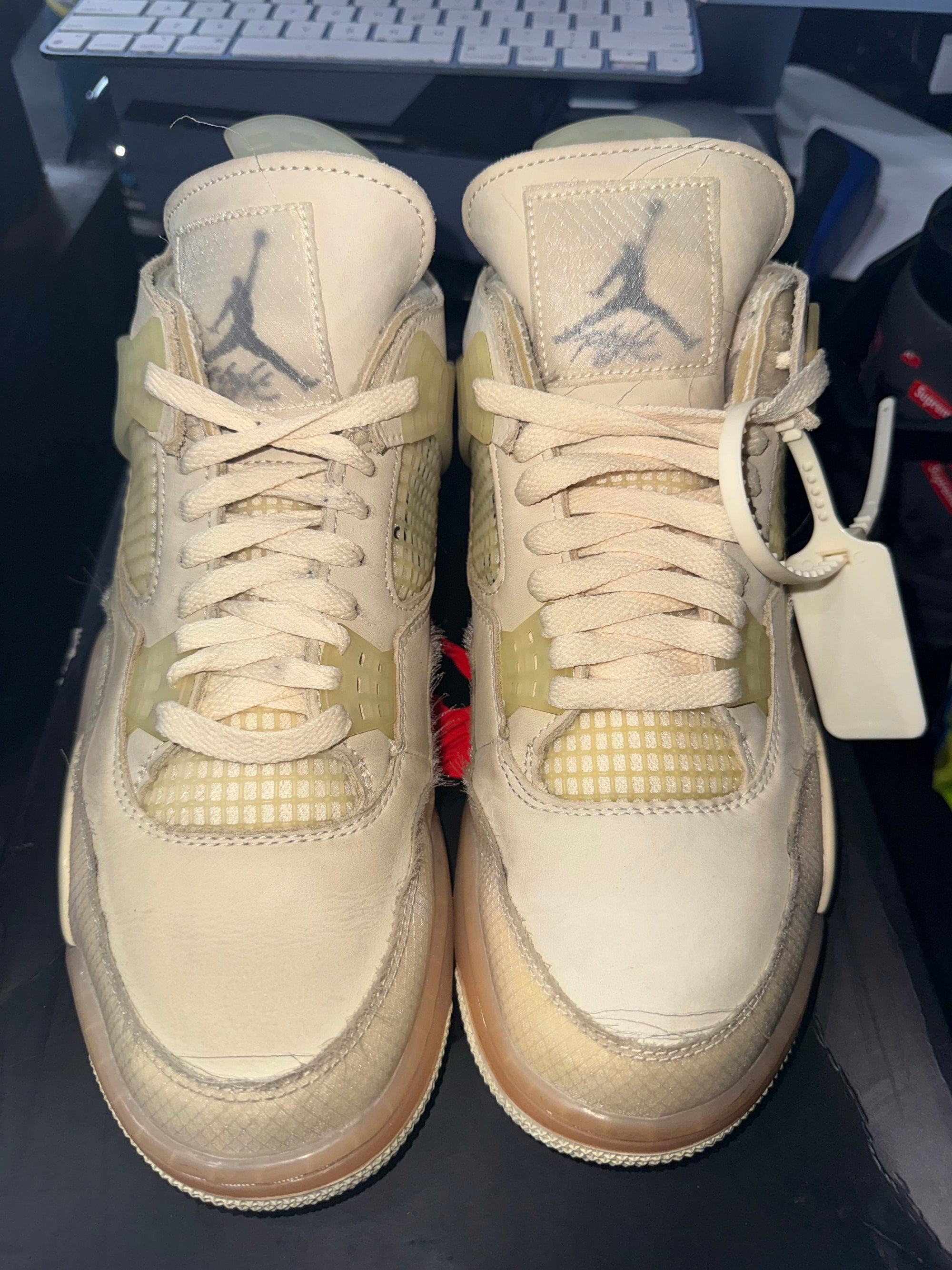 Jordan 4 Retro Off-White Sail (Women's)