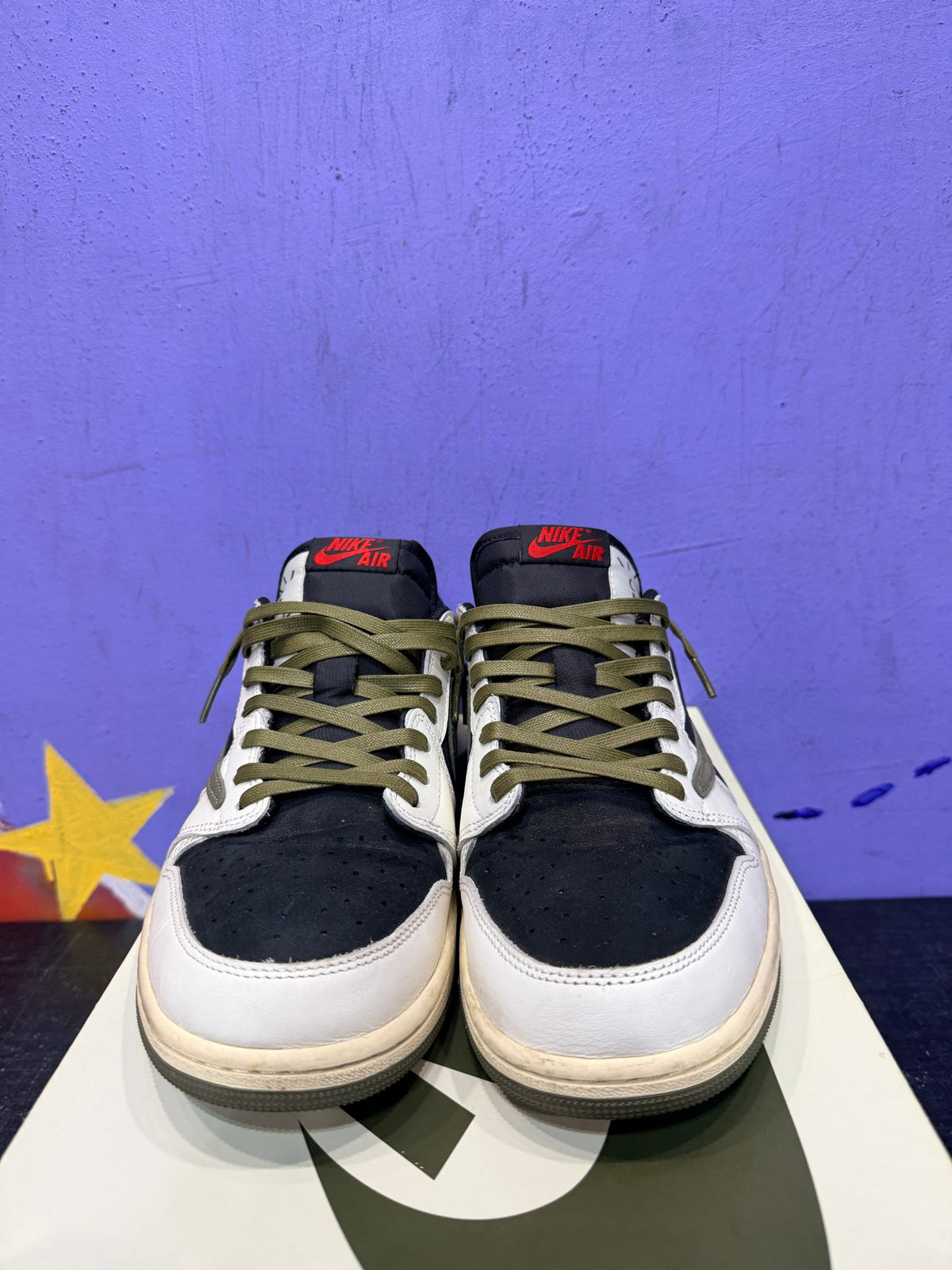 Jordan 1 Retro Low OG SP Travis Scott Olive (Women's)