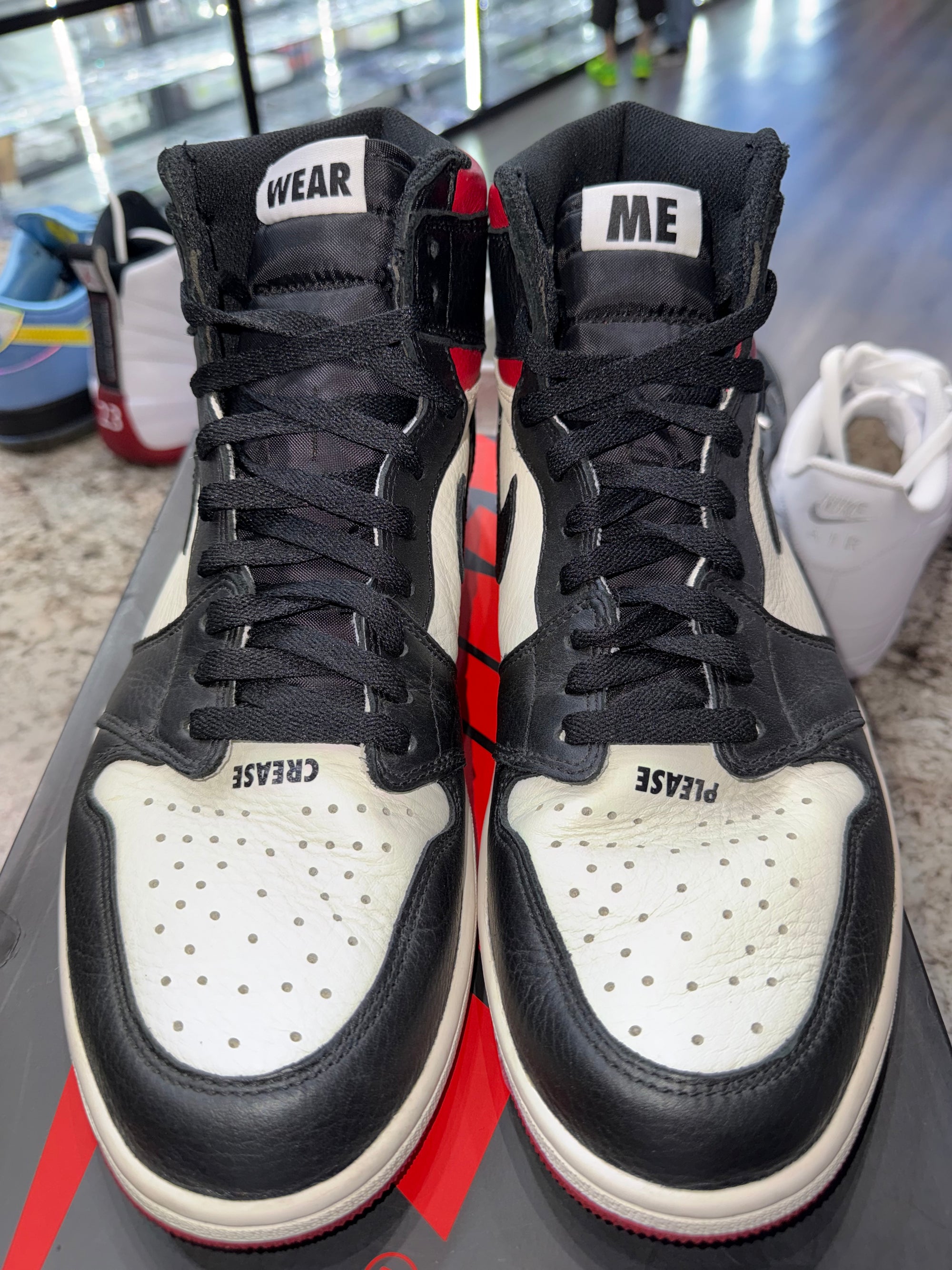Jordan 1 Retro High Not for Resale Varsity Red