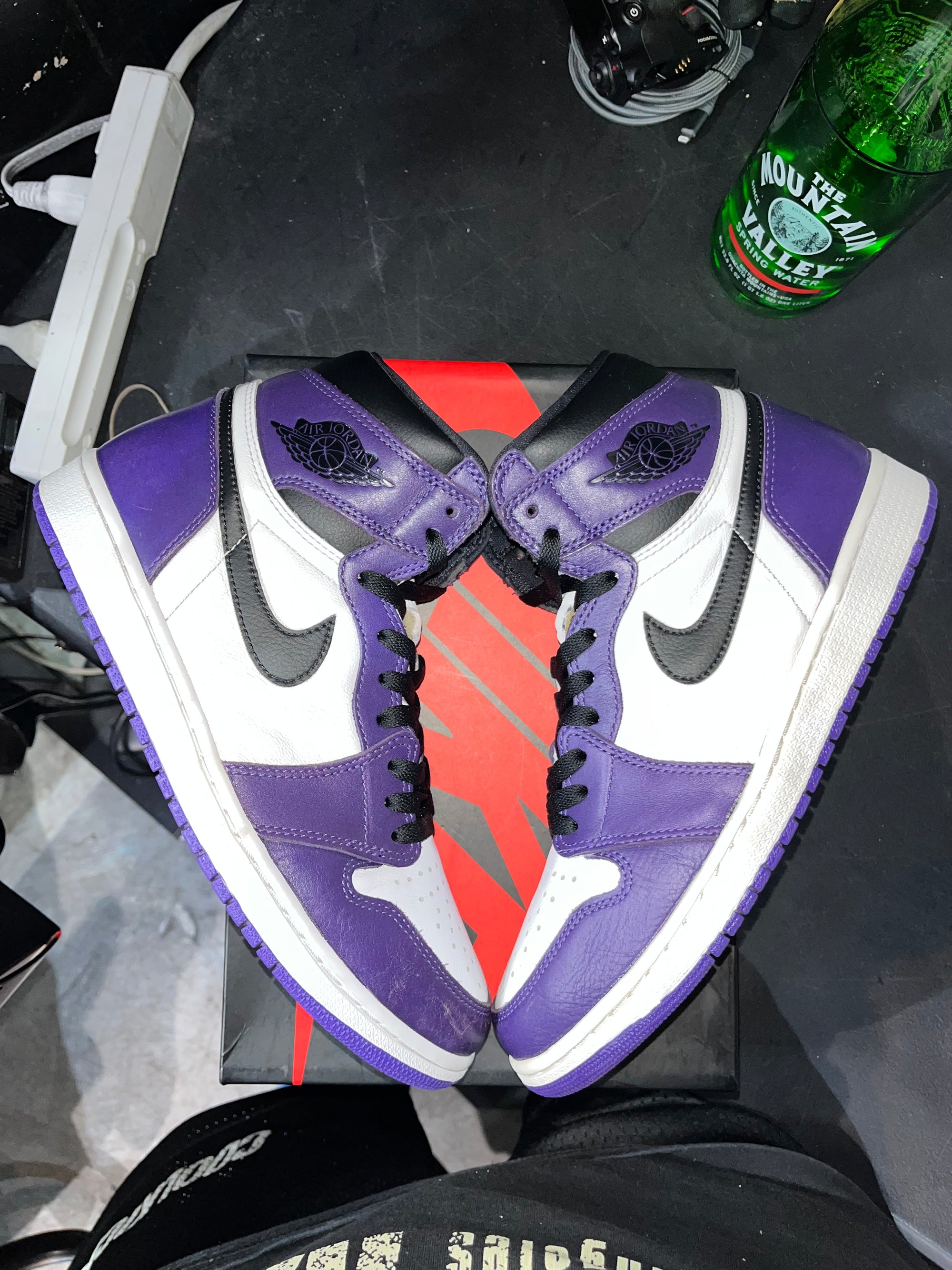 Jordan 1 Retro High Court Purple White