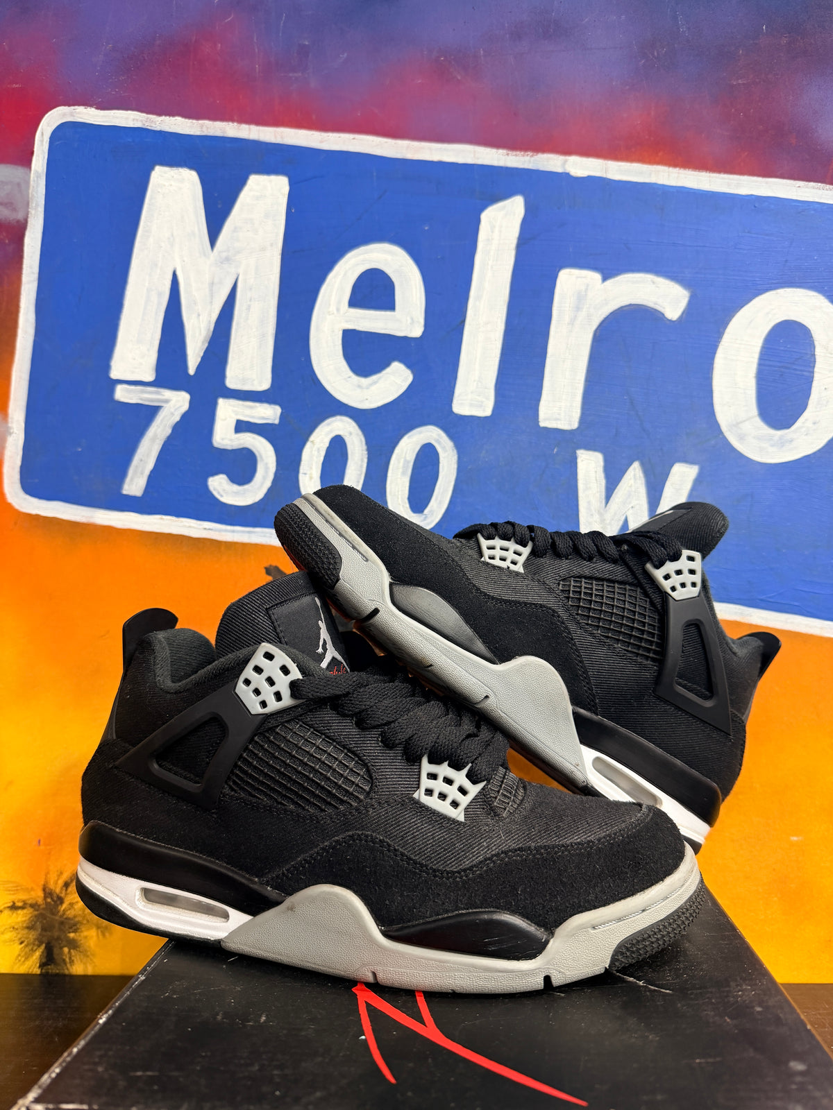 Jordan 4 Retro SE Black Canvas