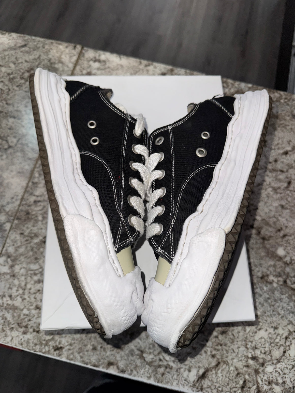 Maison Mihara Yasuhiro Hank OG Sole Canvas Low Black