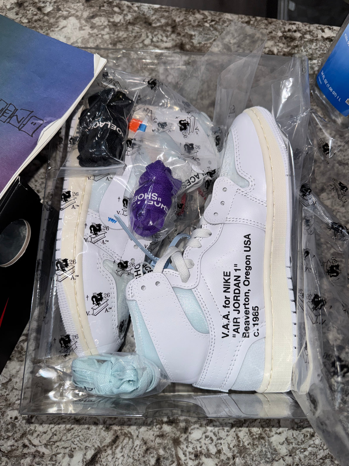 Jordan 1 Retro High Virgil Abloh Archive Alaska