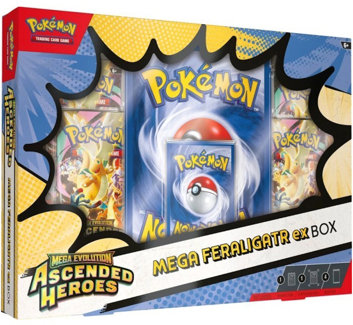 2026 Pokémon Mega Evolution Ascended Heroes Mega Feraligatr ex Box