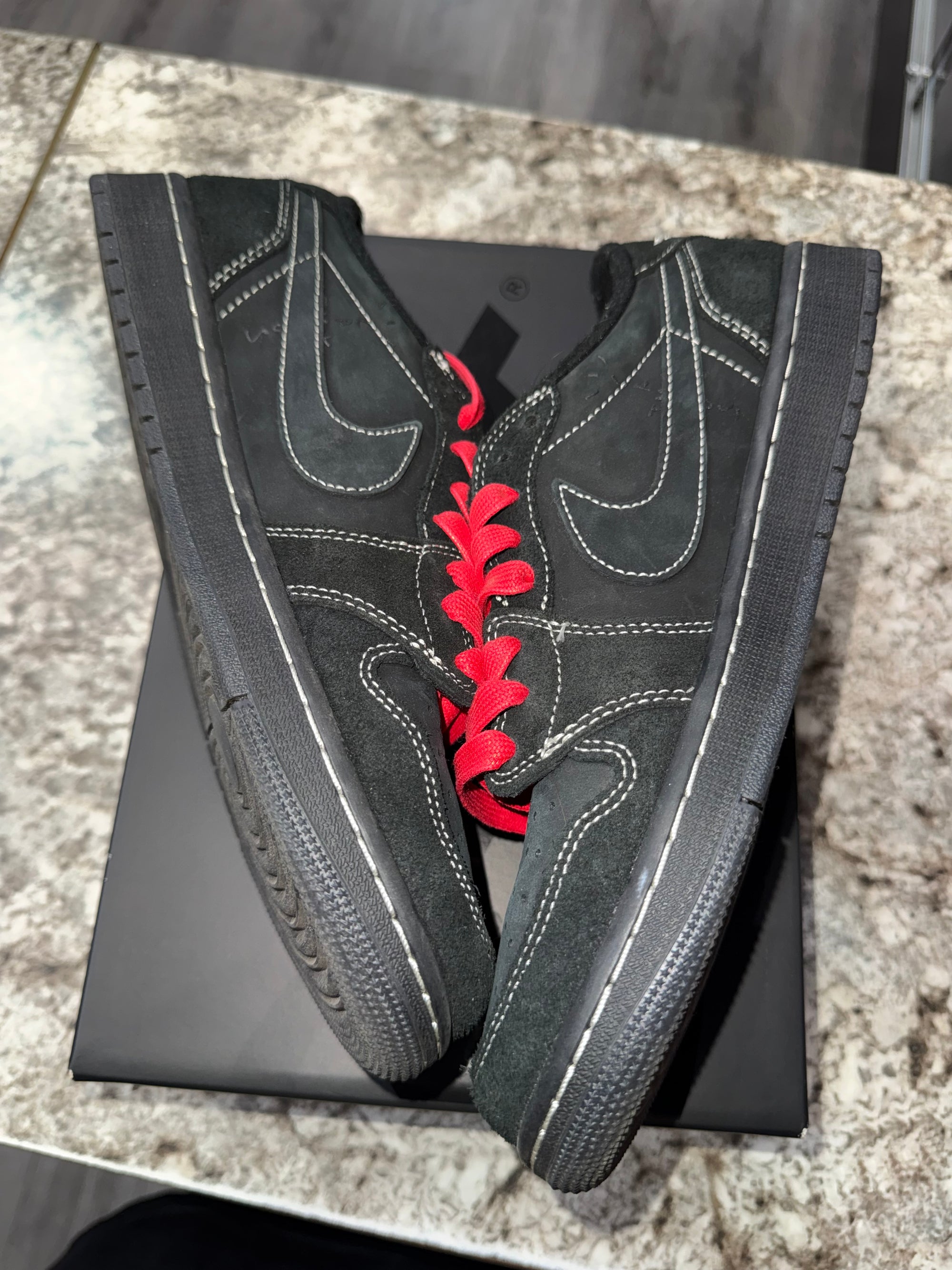 Jordan 1 Retro Low OG SP Travis Scott Black Phantom