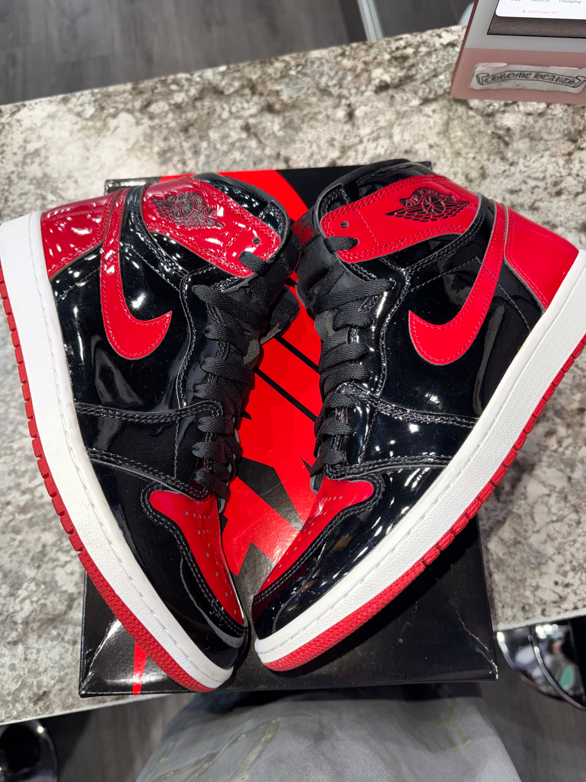 Jordan 1 Retro High OG Patent Bred