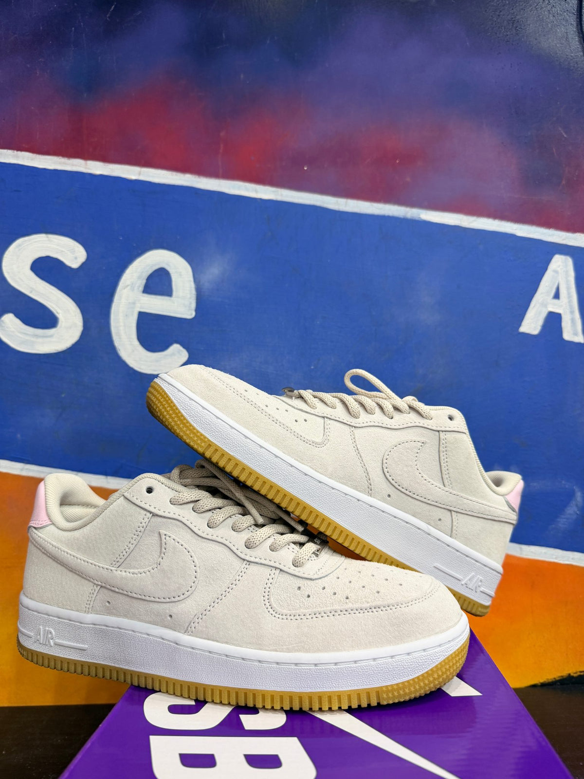 Nike Air Force 1 Low SB Light Orewood Brown Pink