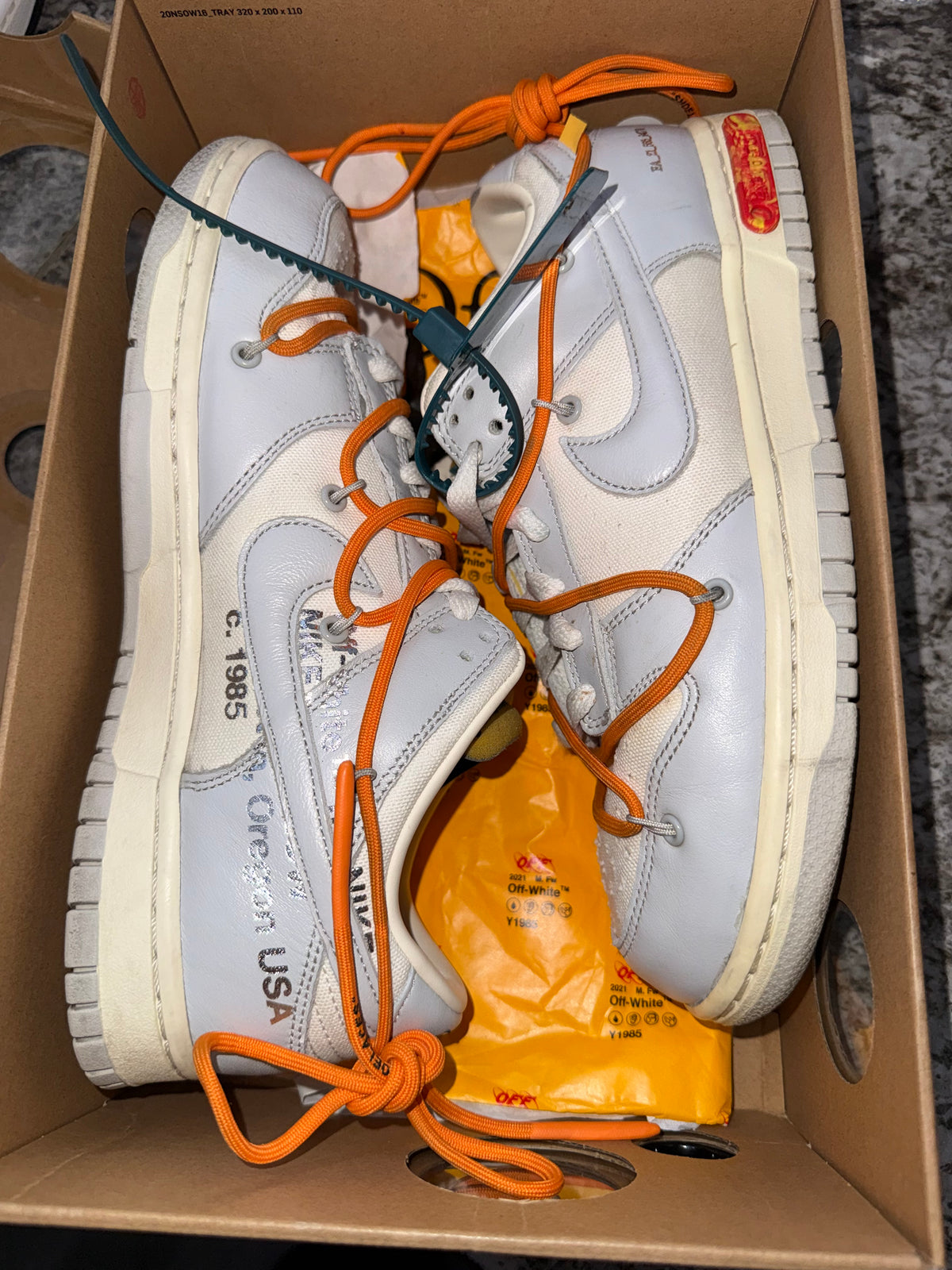 Nike Dunk Low Off-White Lot 44