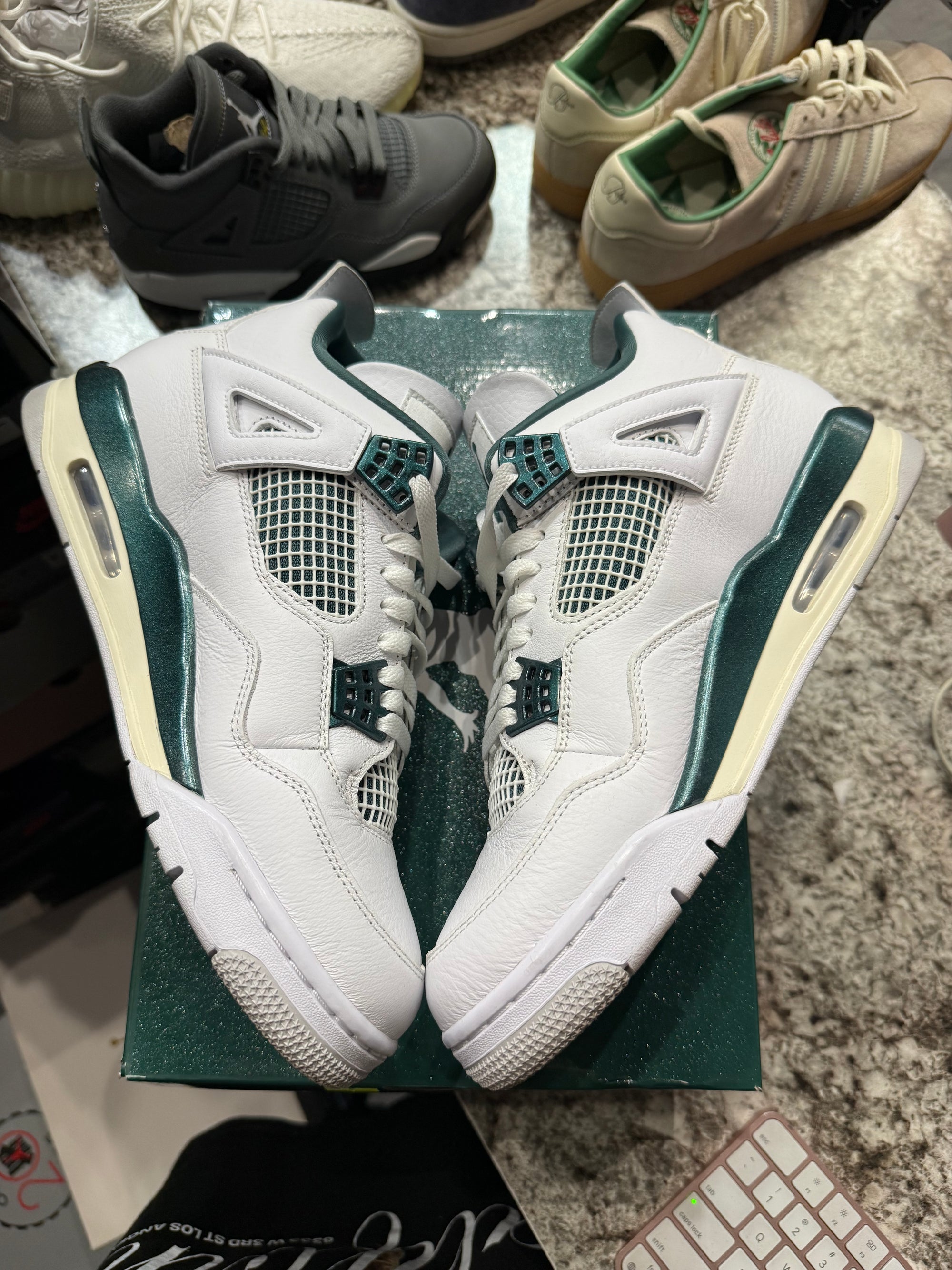 Jordan 4 Retro Oxidized Green