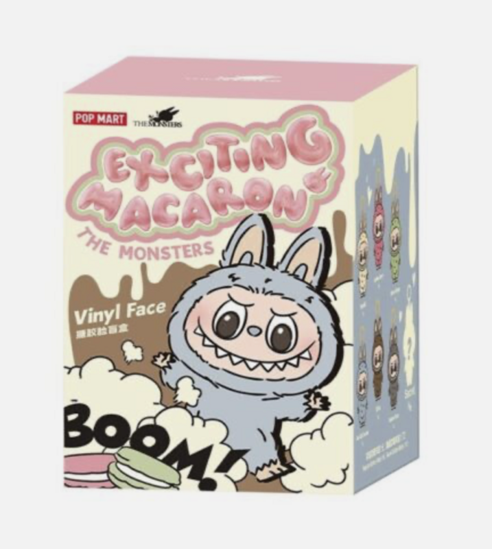Pop Mart Labubu The Monsters Tasty Macarons Vinyl Face Sealed Single Blind Box