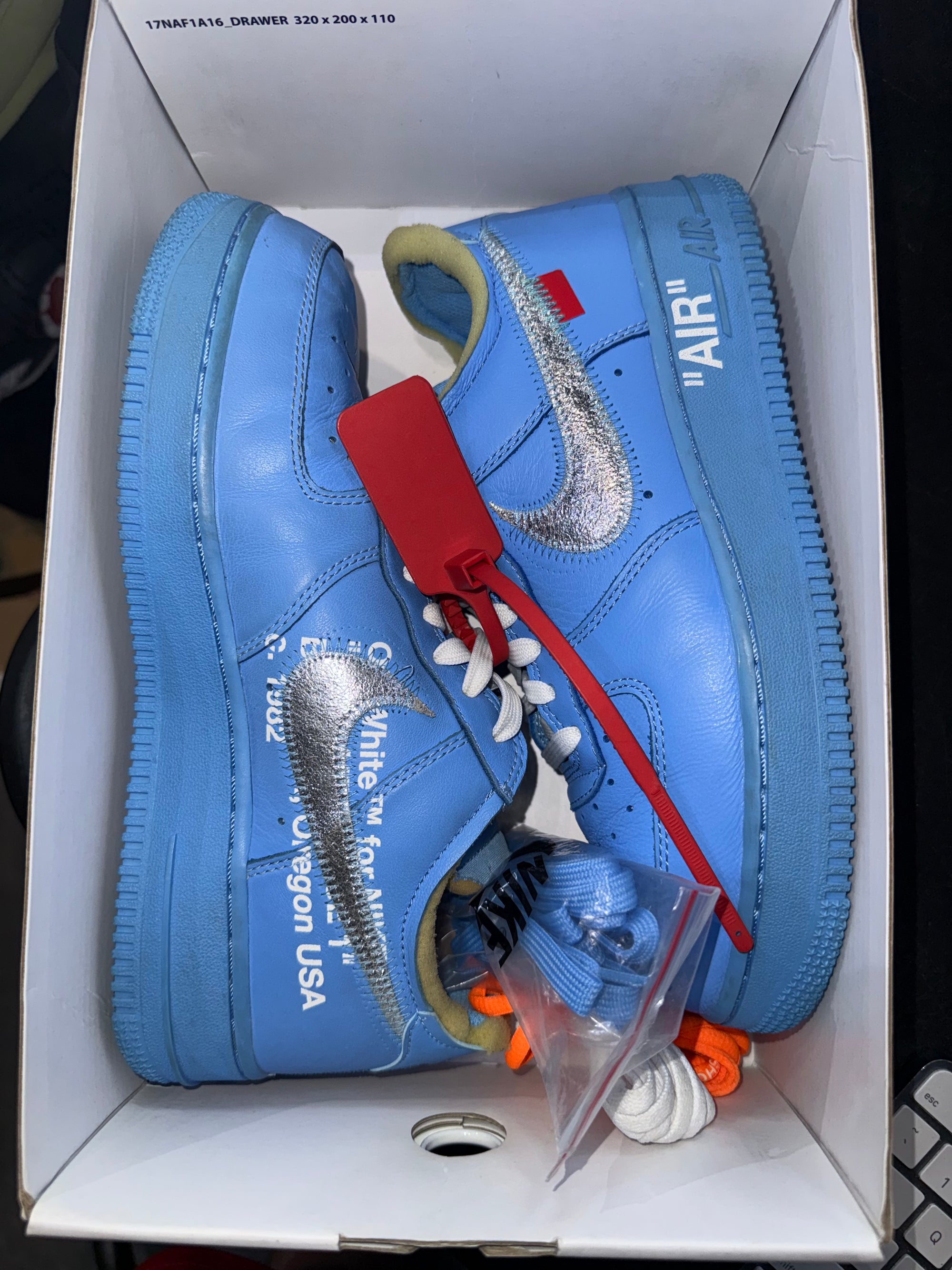 Nike Air Force 1 Low Off-White MCA University Blue