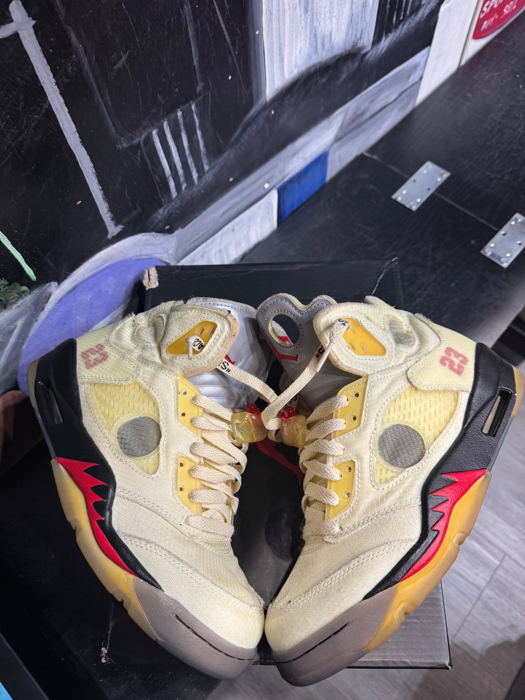 Jordan 5 Retro Off-White Sail