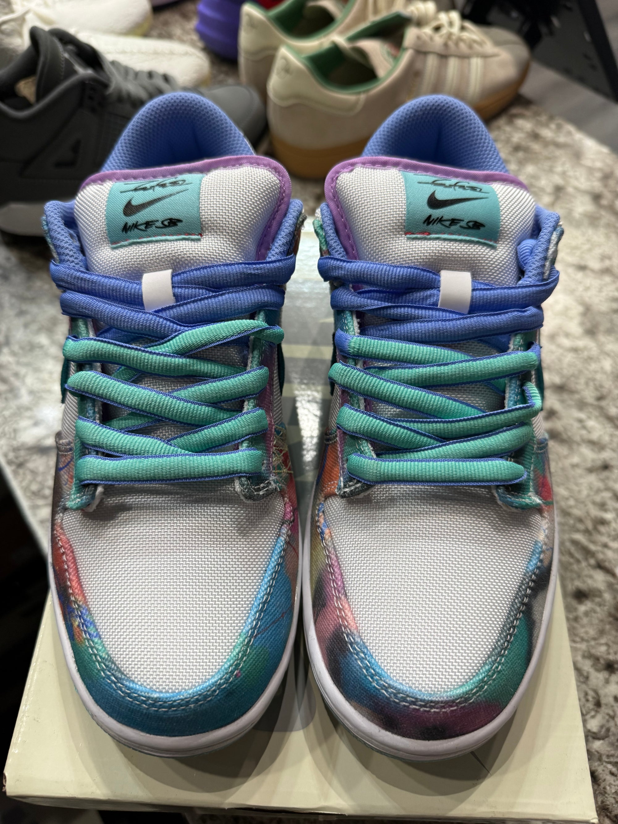 Nike SB Dunk Low Futura Laboratories Bleached Aqua