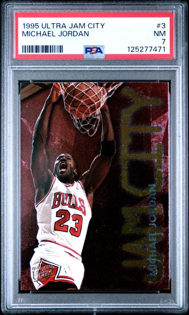 1995 ULTRA JAM CITY #3 MICHAEL JORDAN