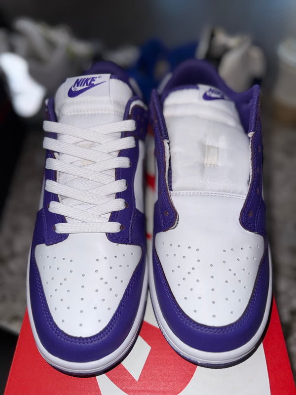 Nike Dunk Low Championship Court Purple (Missing Lace)