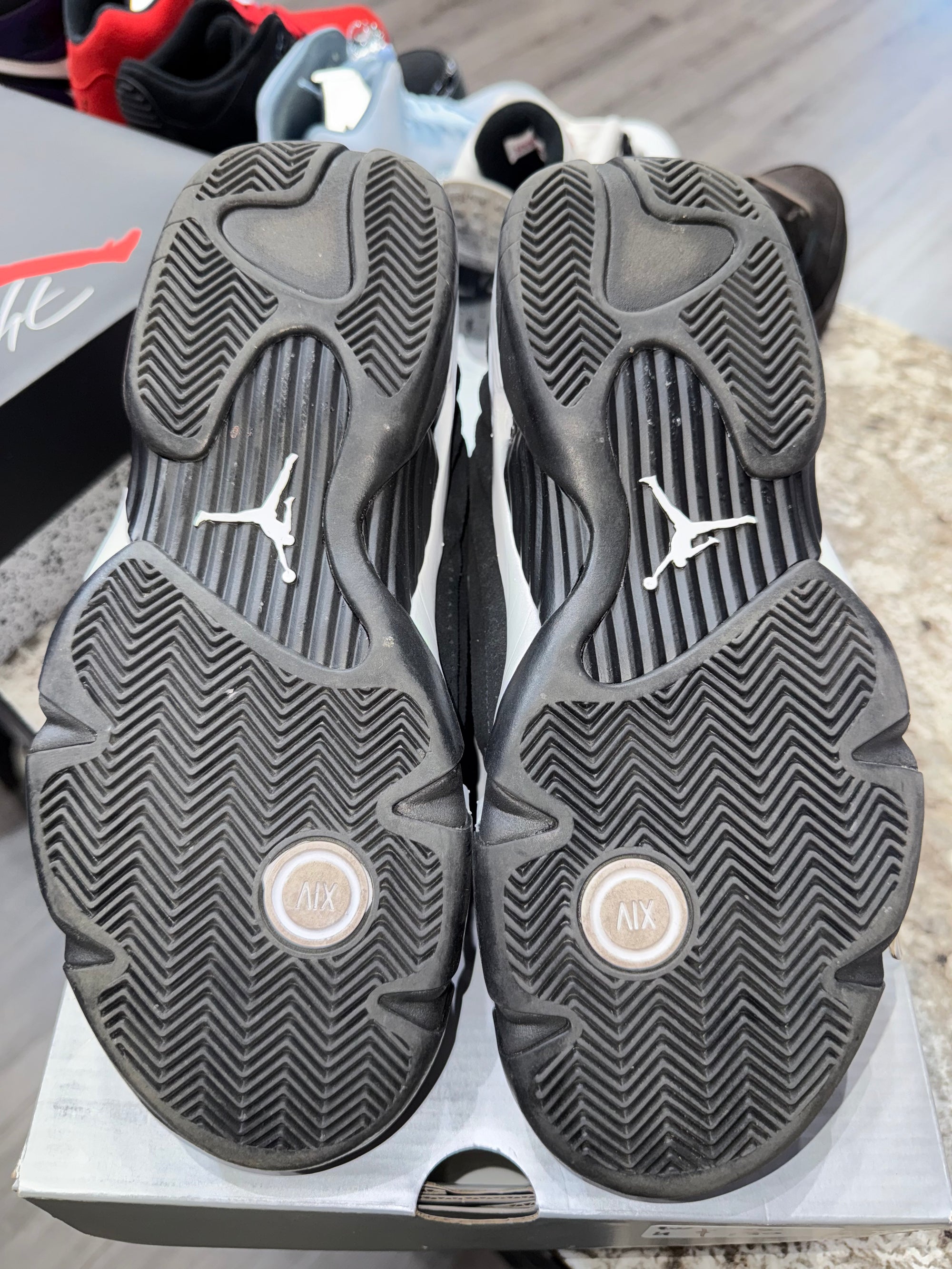 Jordan 14 Retro Black White