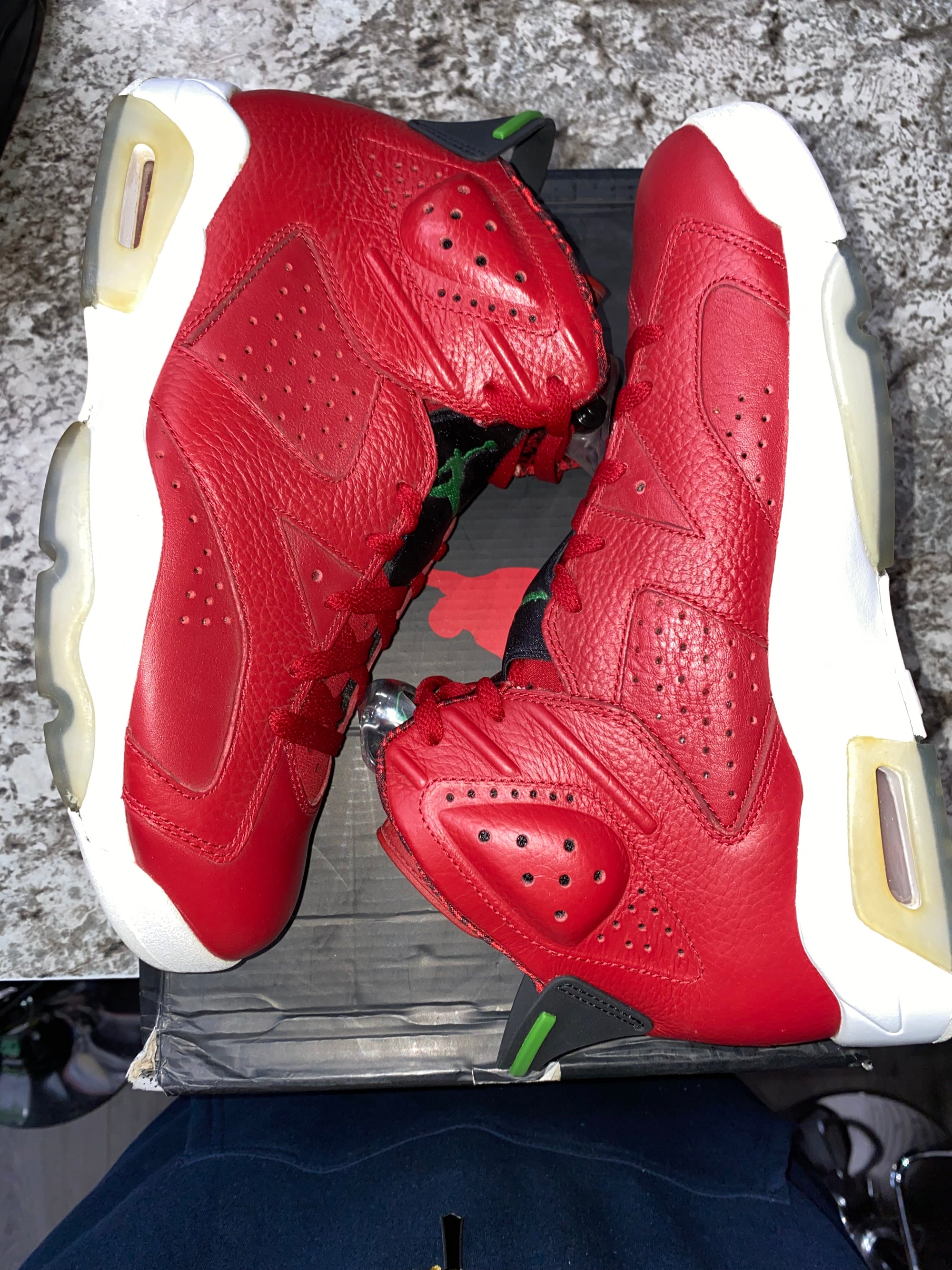 Jordan 6 Retro History of Jordan (Spiz'ike) (DAMAGED BOX)