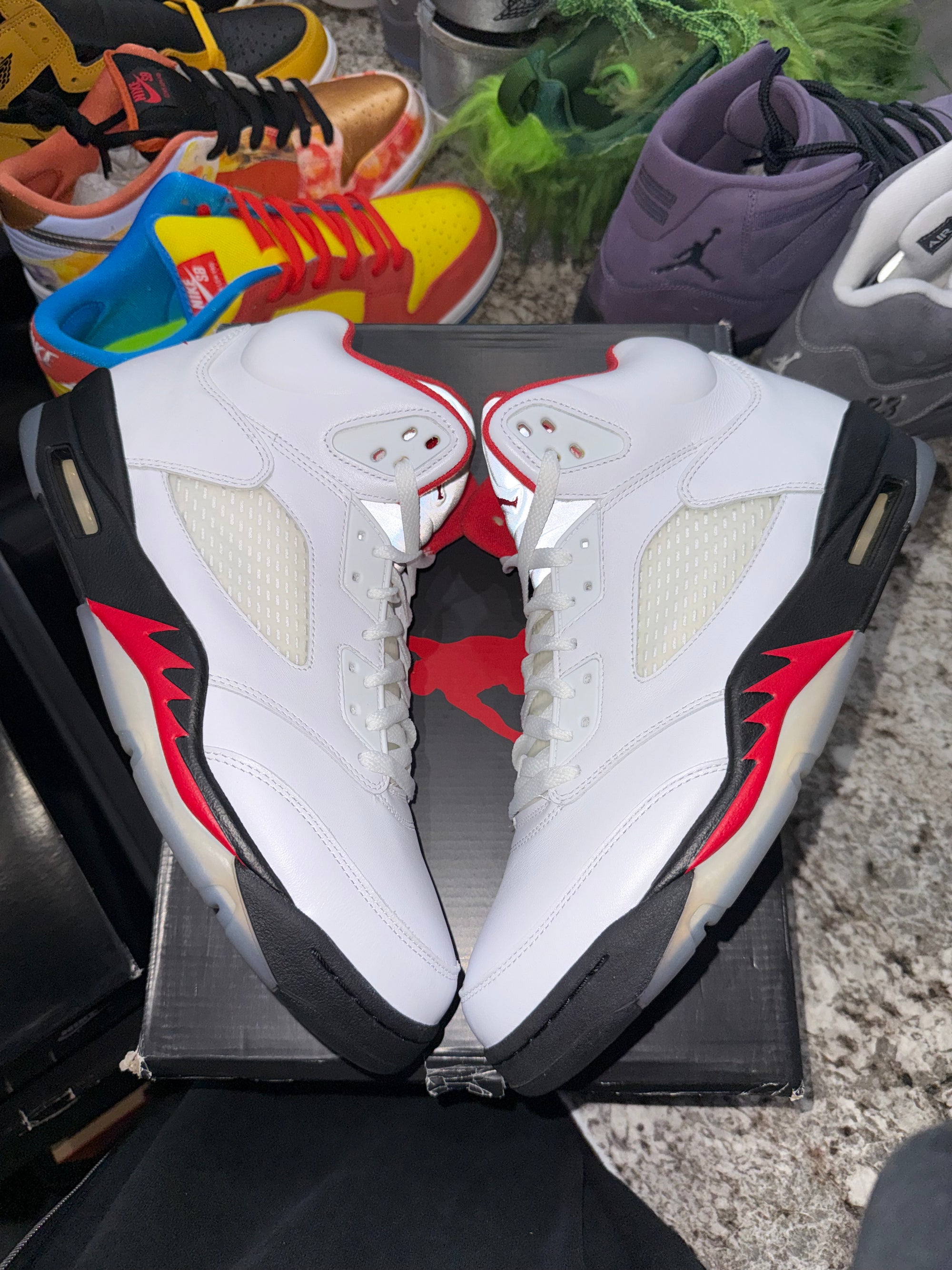 Jordan 5 Retro Fire Red Silver Tongue (2020)