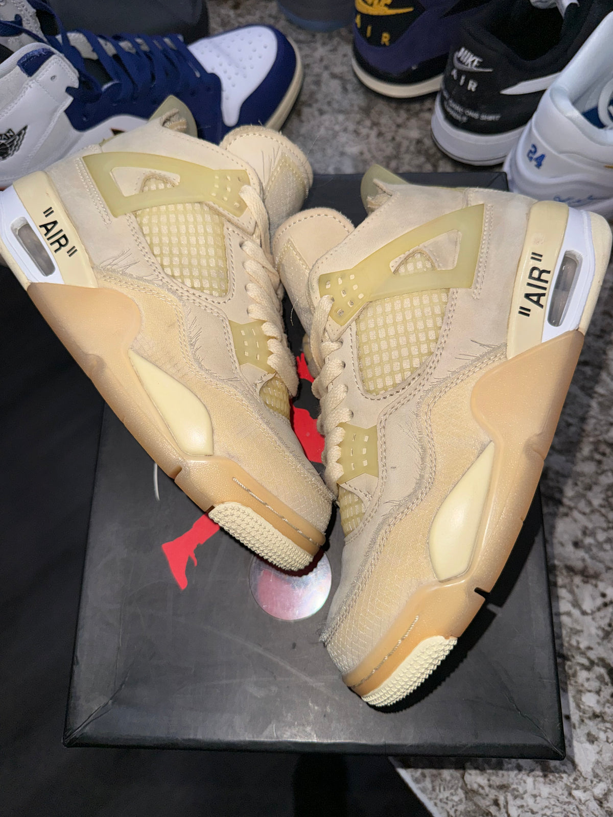Jordan 4 Retro Off-White Sail (Women's)