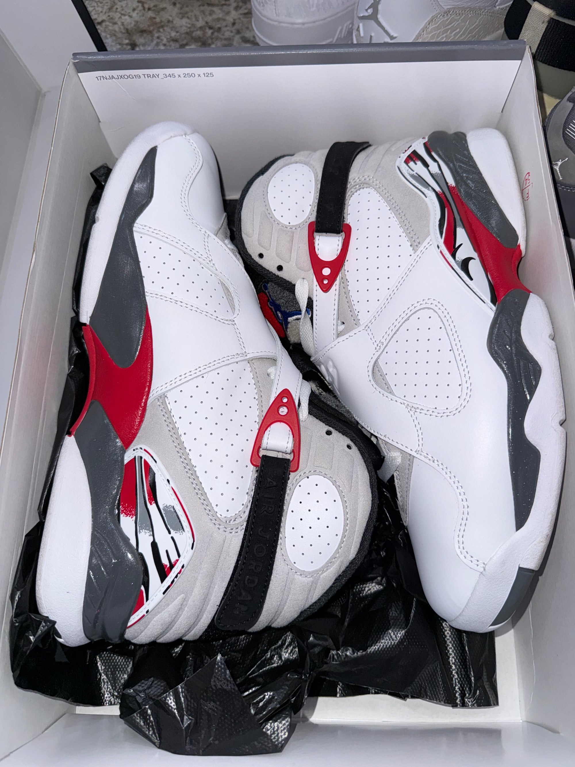 Jordan 8 Retro White True Red (2025)