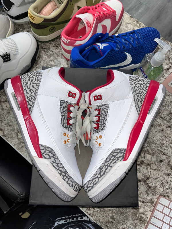 Jordan 3 Retro Cardinal (GS)