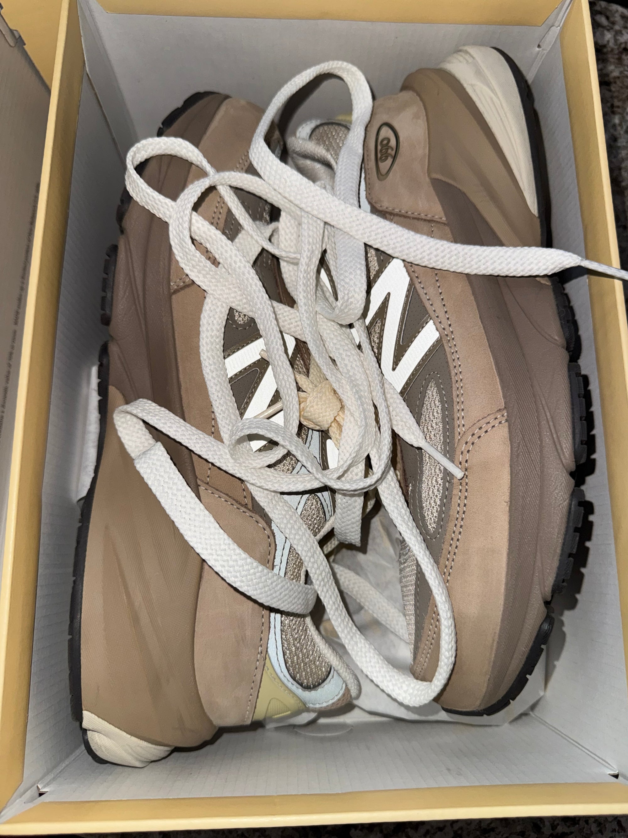 New Balance 990v6 MiUSA Driftwood Timberwolf