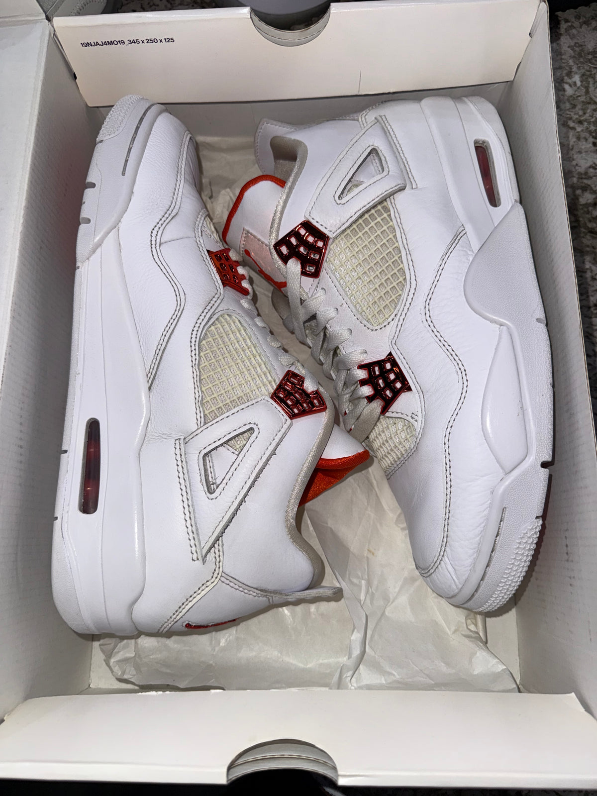 Jordan 4 Retro Metallic Orange